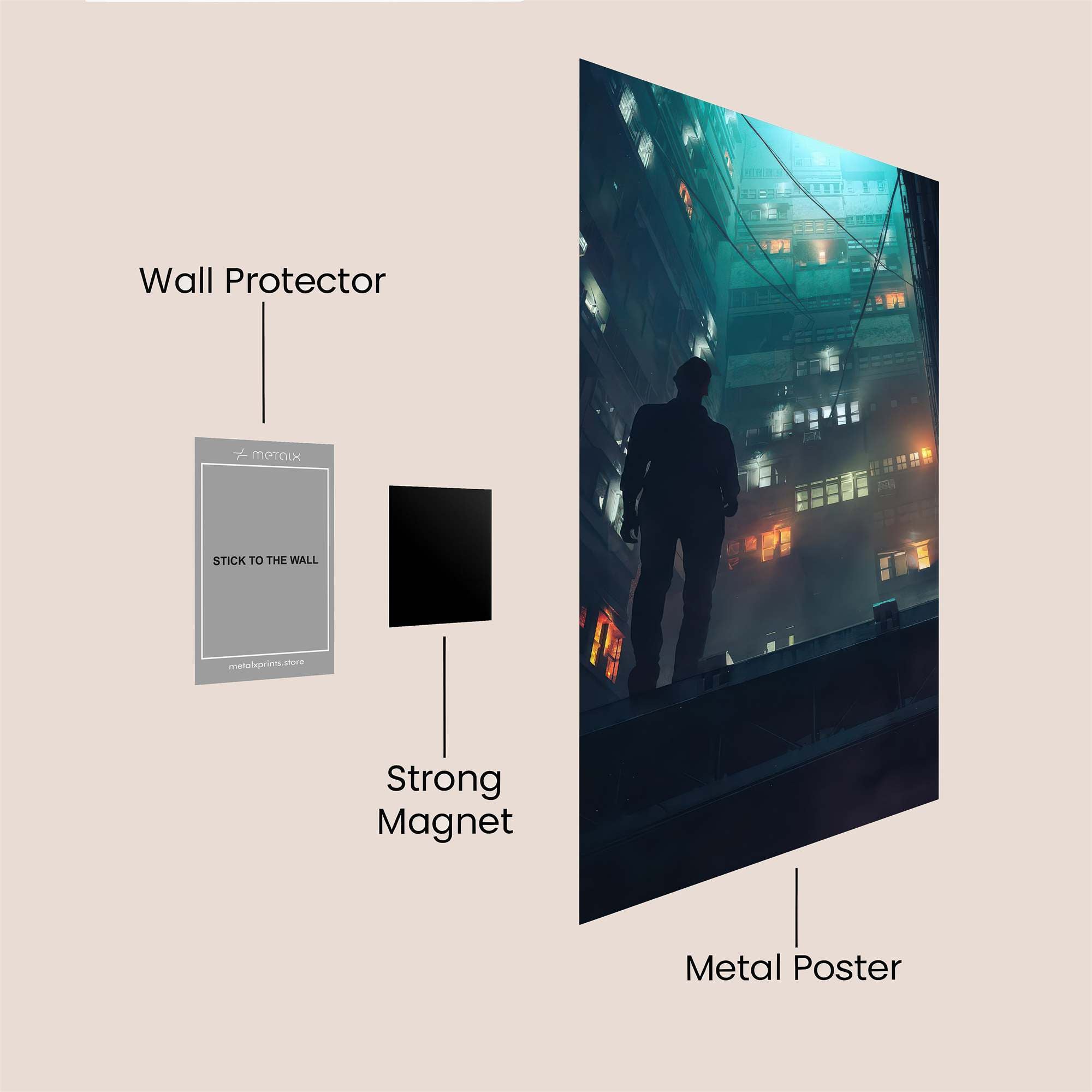 Urban Abyss Safe Wall Magnetic / M