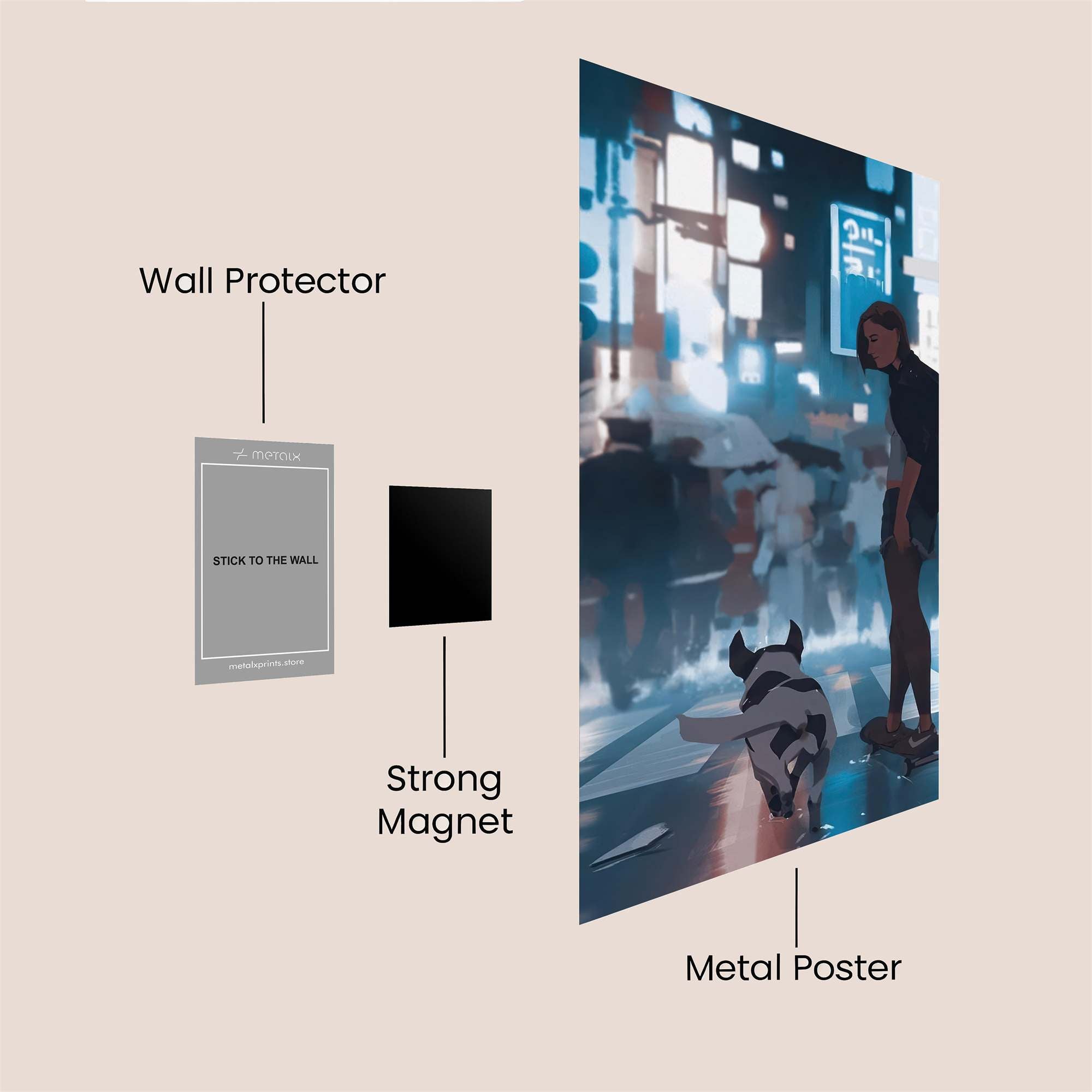 Urban Glide Safe Wall Magnetic / M