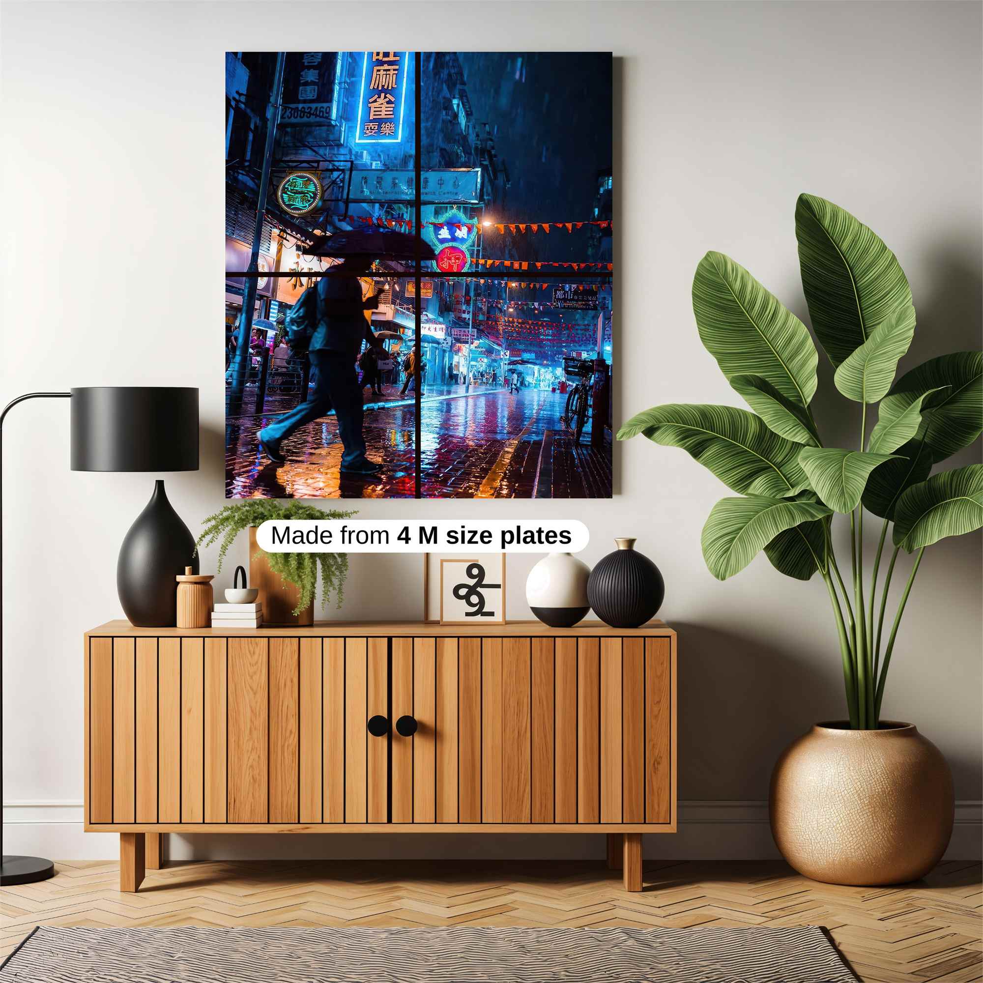 Neon Serenity Safe Wall Magnetic / M