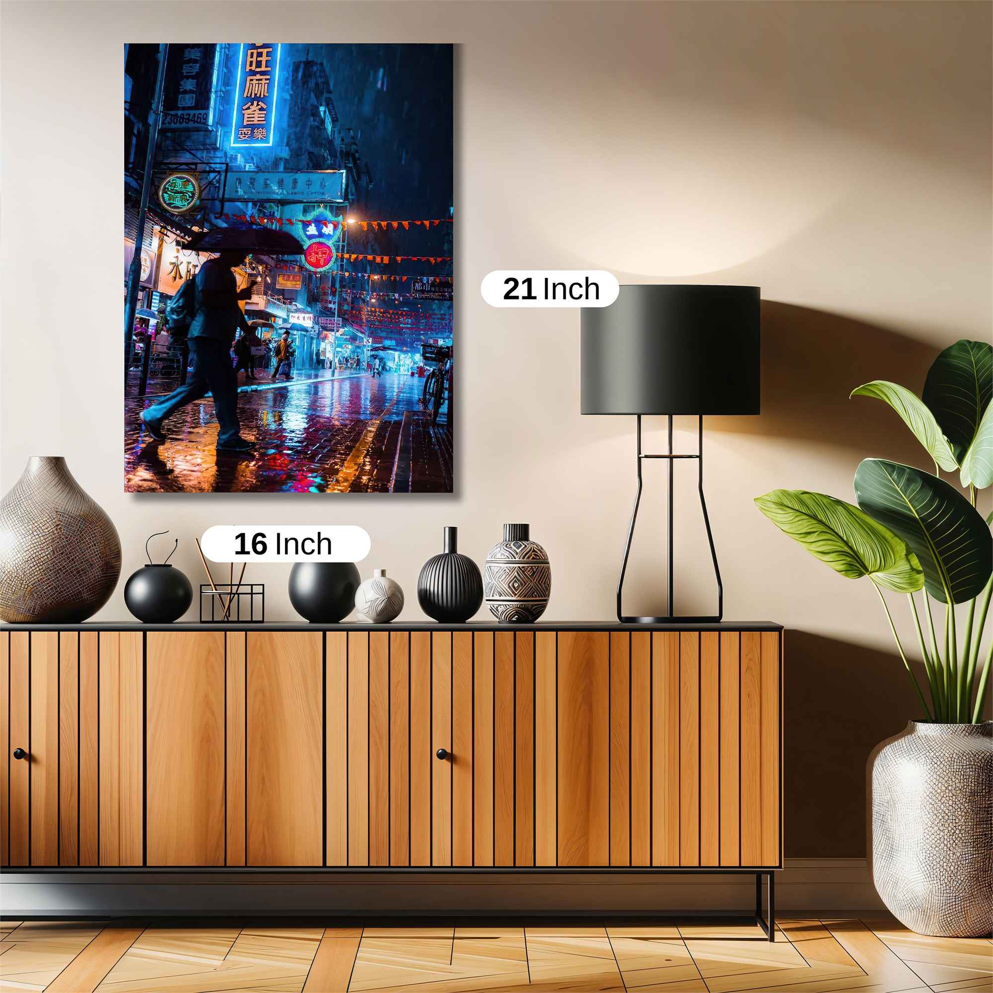 Neon Serenity Safe Wall Magnetic / M