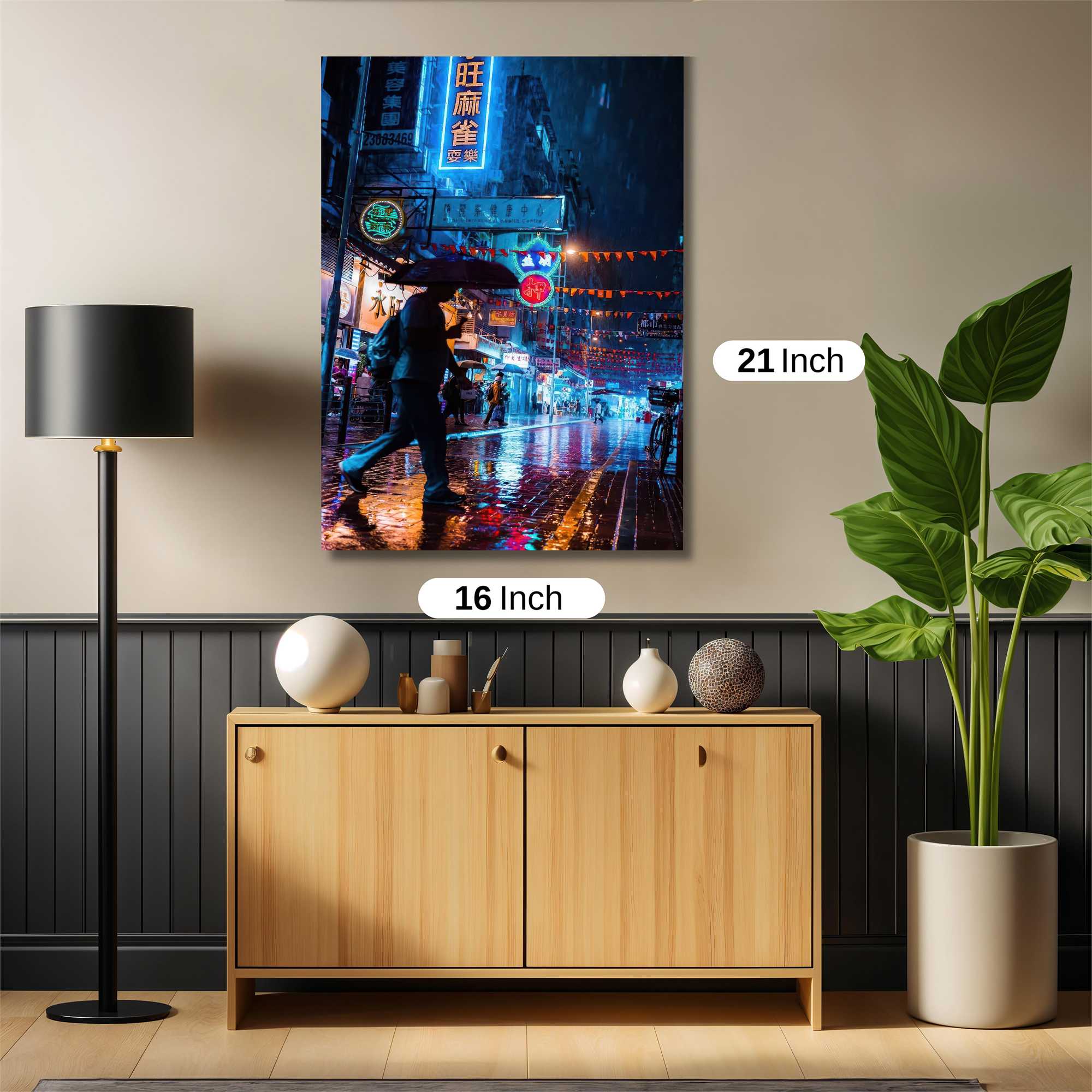 Neon Serenity Safe Wall Magnetic / M