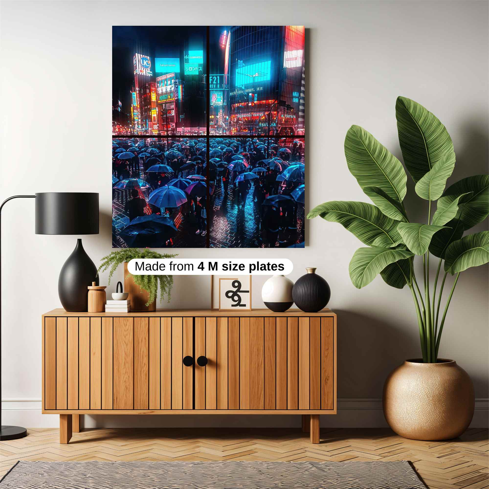 Neon Rain Safe Wall Magnetic / M