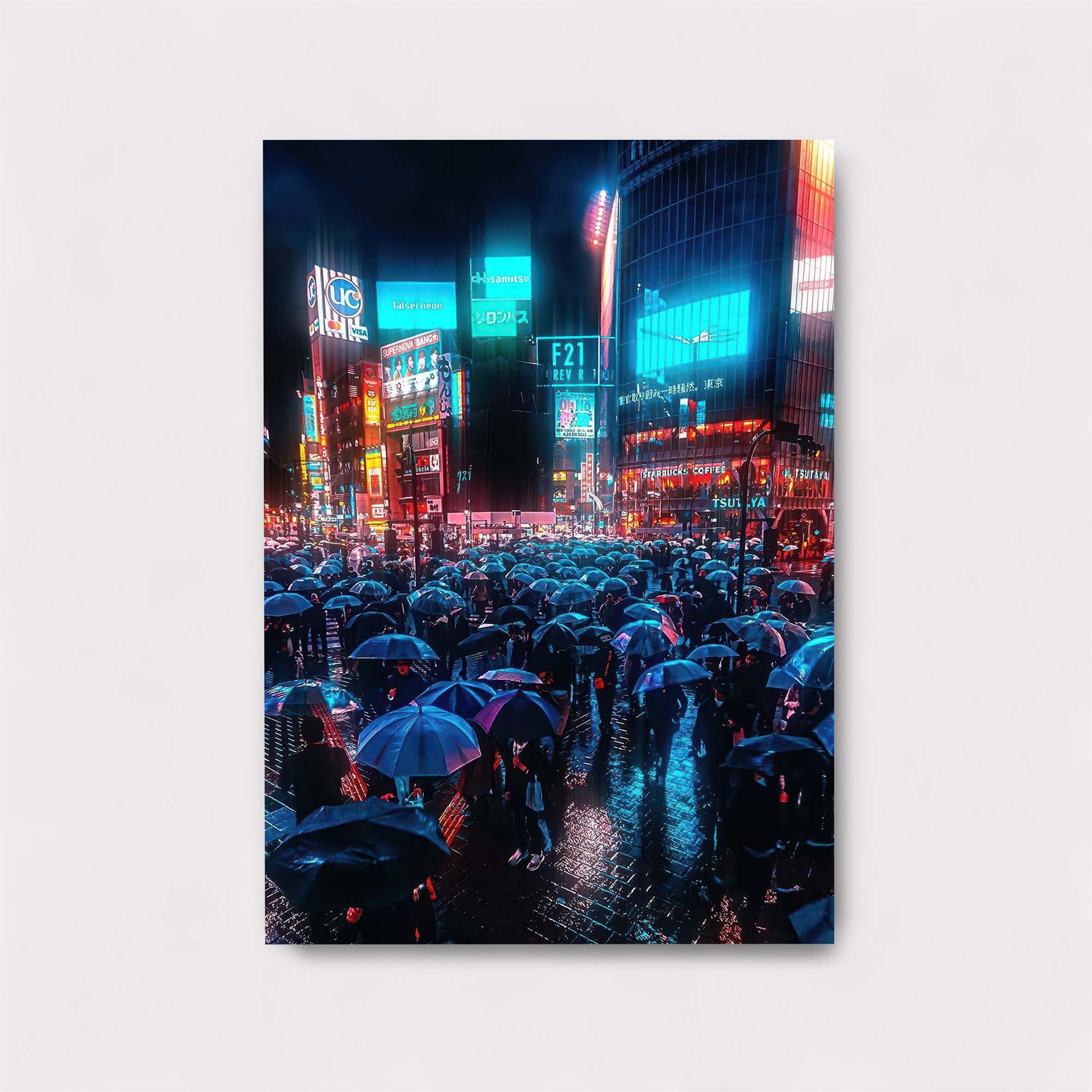 Neon Rain Safe Wall Magnetic / M