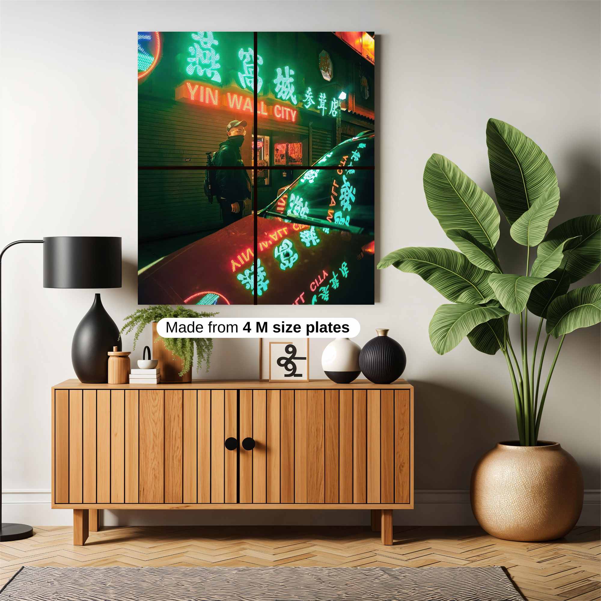 Neon Vigilance Safe Wall Magnetic / M