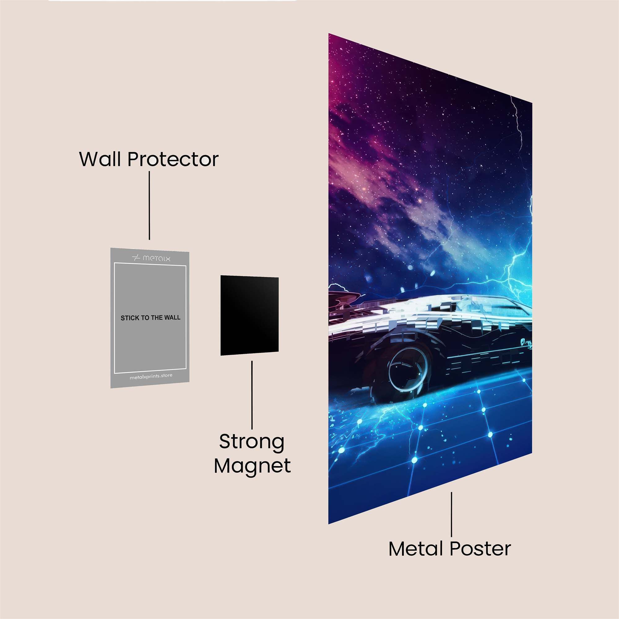Cosmic Velocity Safe Wall Magnetic / M