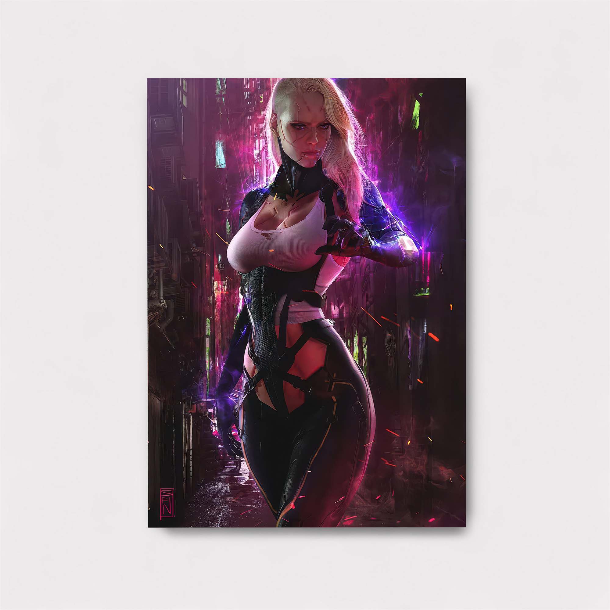 Neon Enigma Safe Wall Magnetic / M