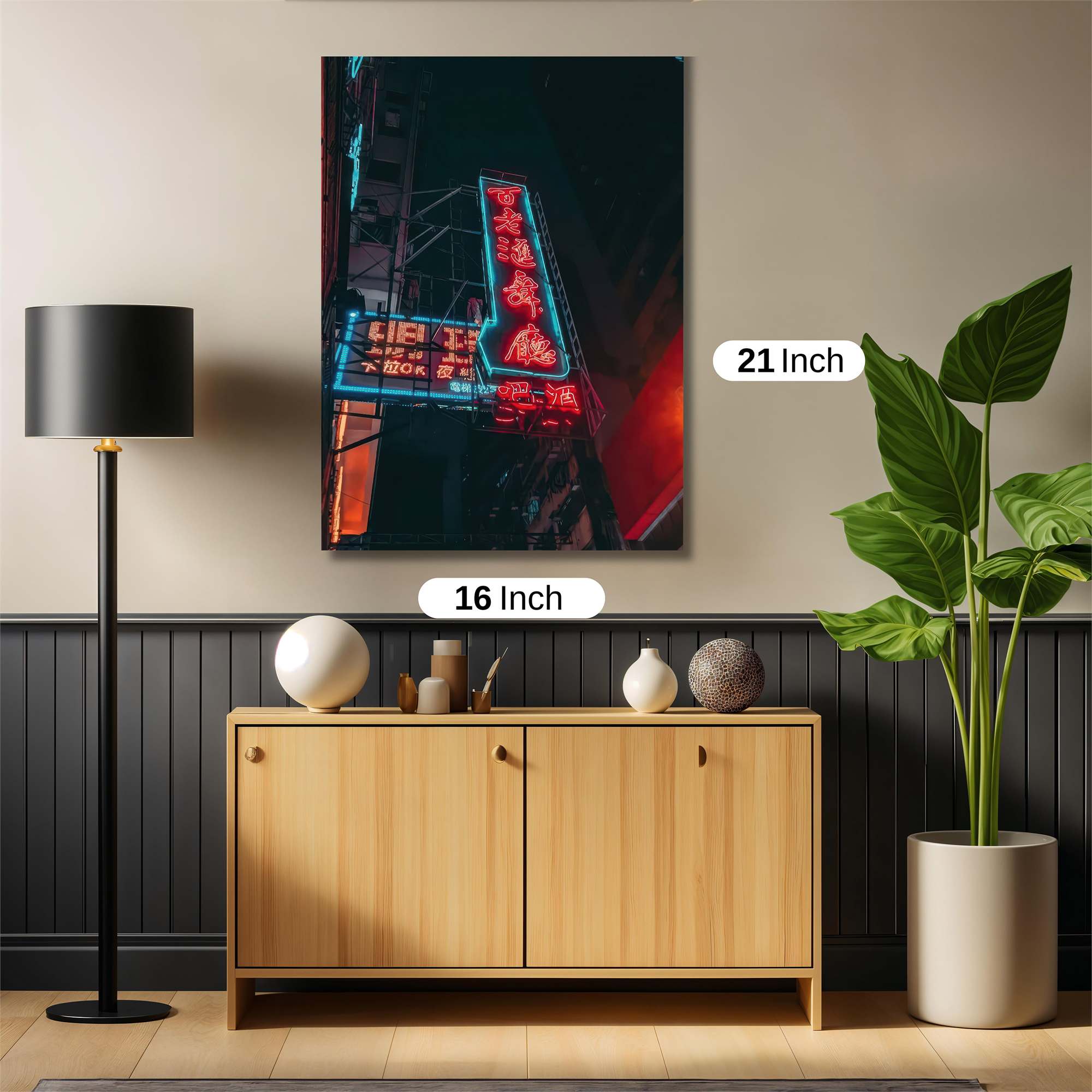 Neon Vibe Safe Wall Magnetic / M