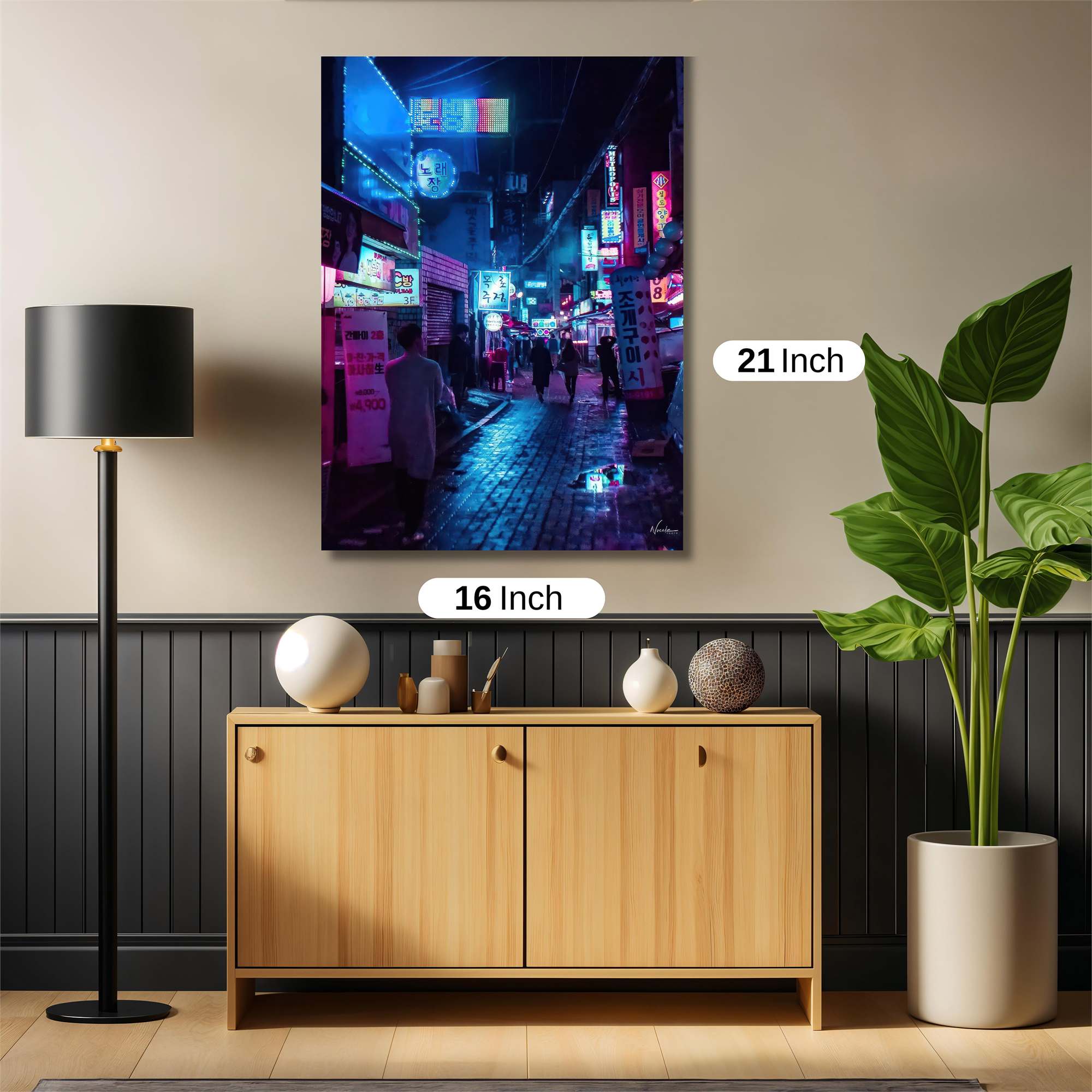 Neon Reverie Safe Wall Magnetic / M