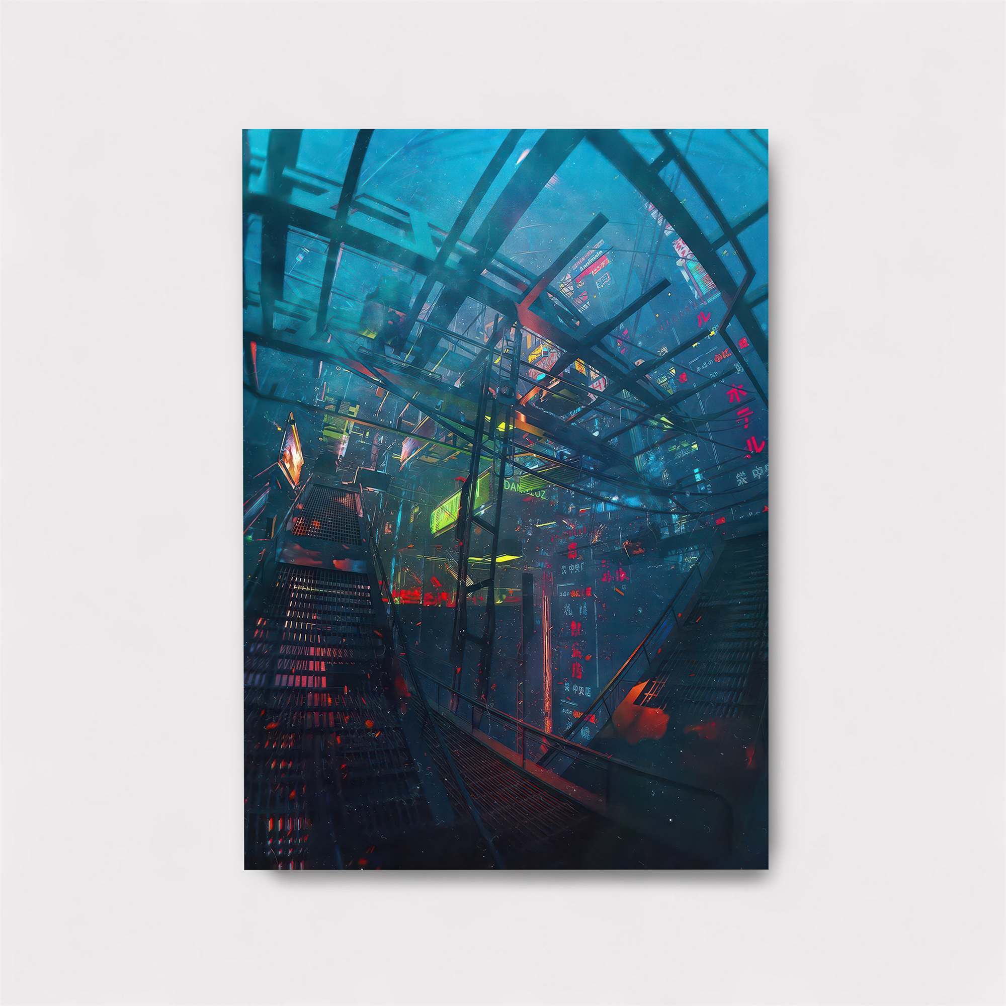 Futuristic Labyrinth Safe Wall Magnetic / M