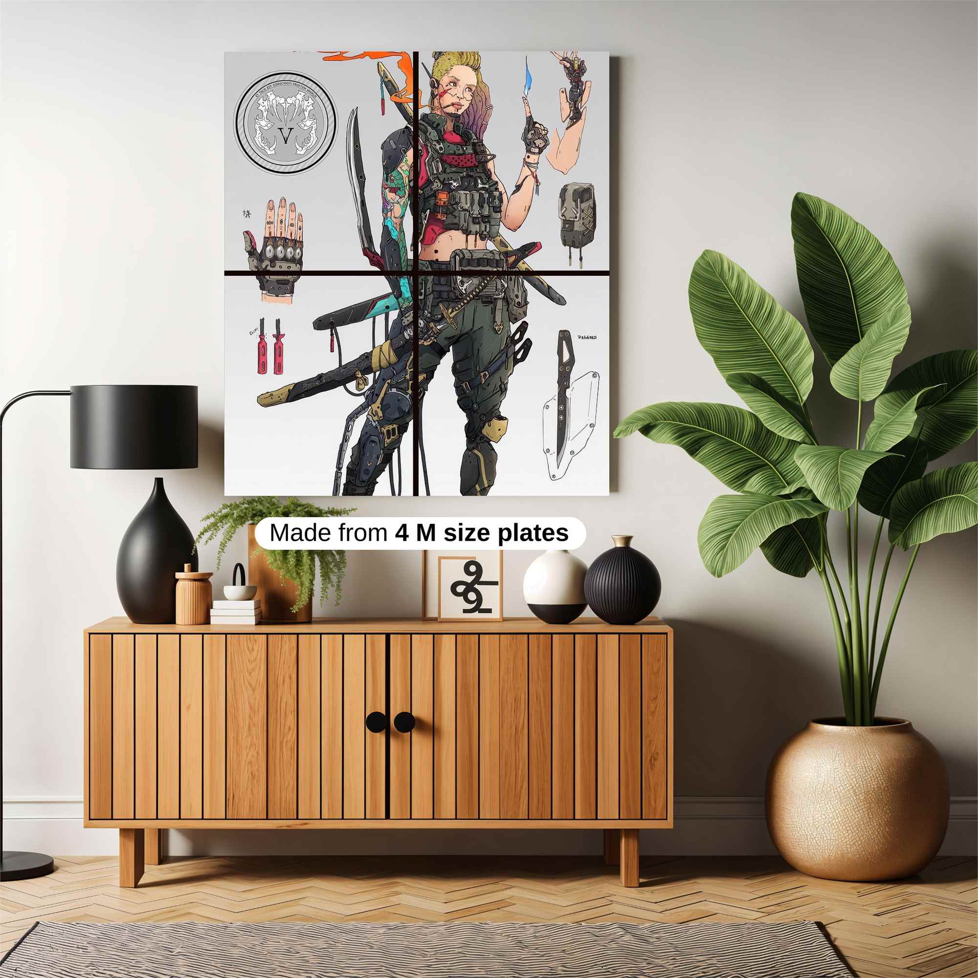 Cyberpunk Maverick Safe Wall Magnetic / M