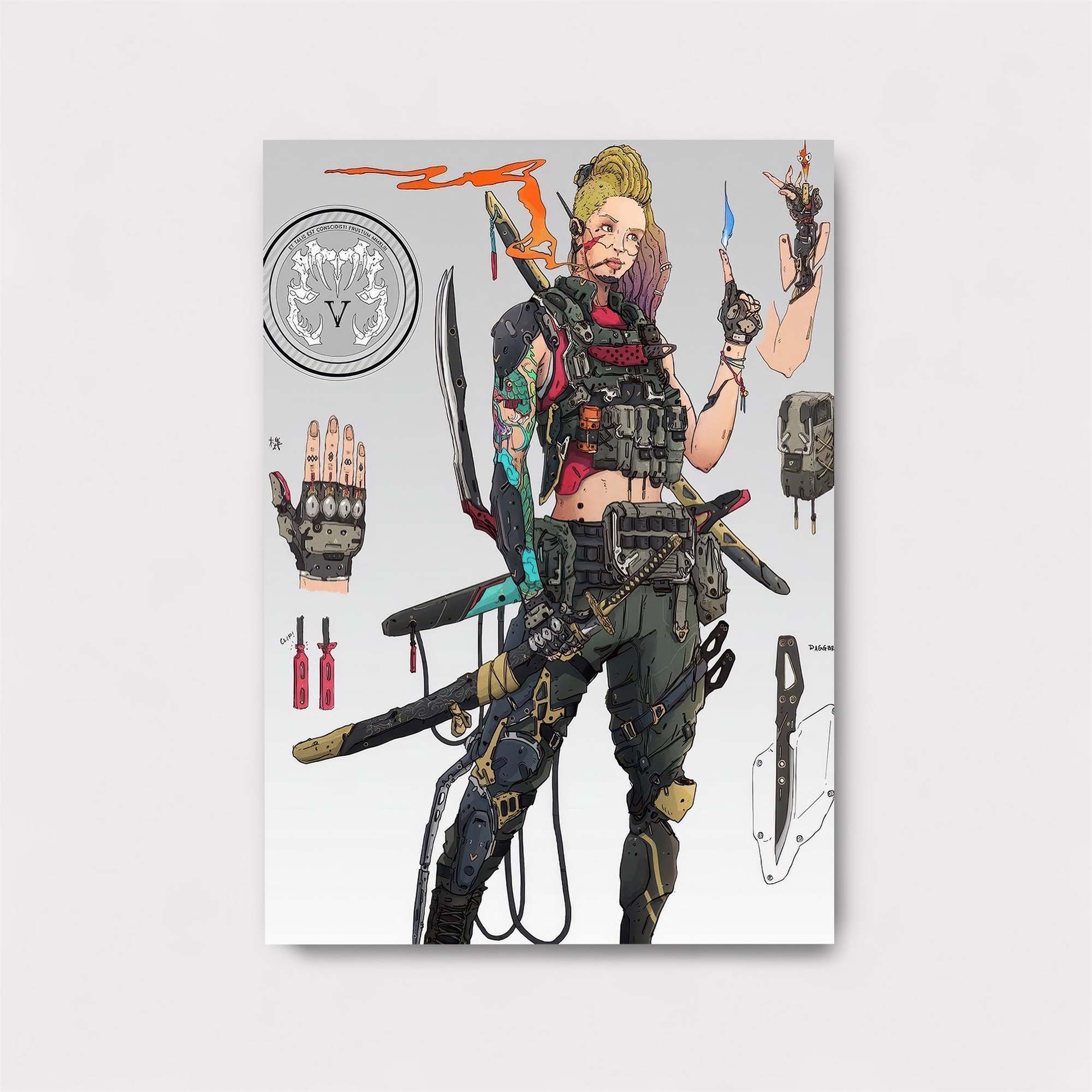 Cyberpunk Maverick Safe Wall Magnetic / M