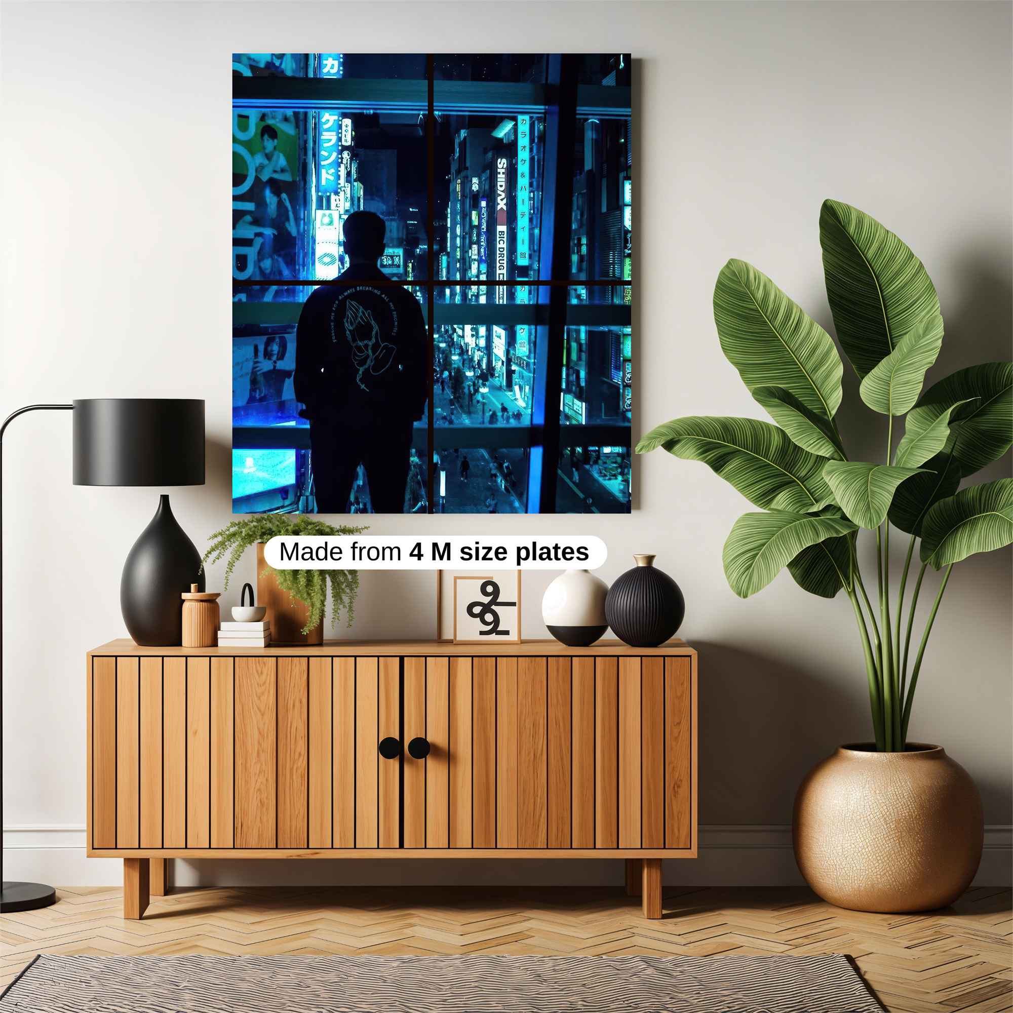 Neon Solitude Safe Wall Magnetic / M