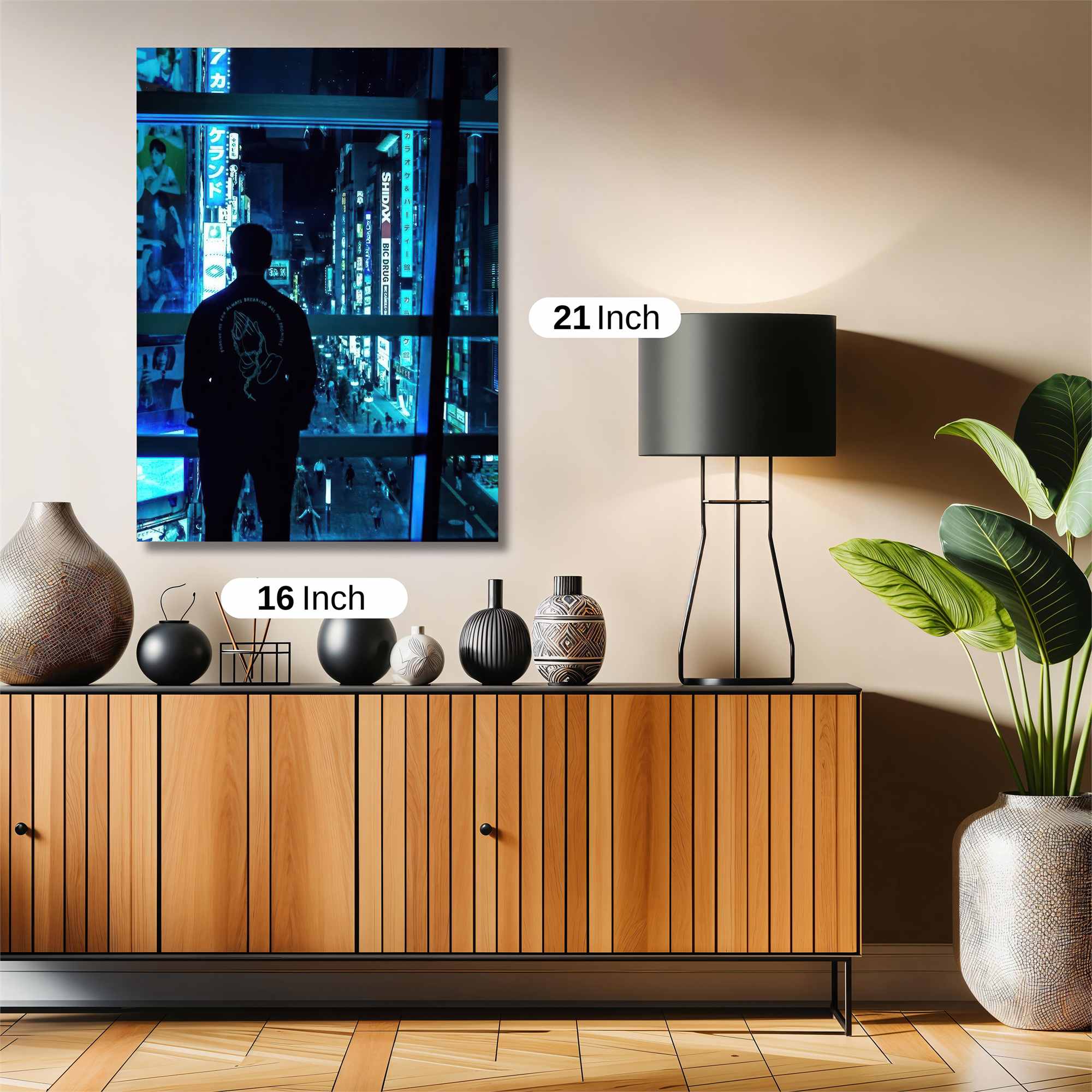 Neon Solitude Safe Wall Magnetic / M