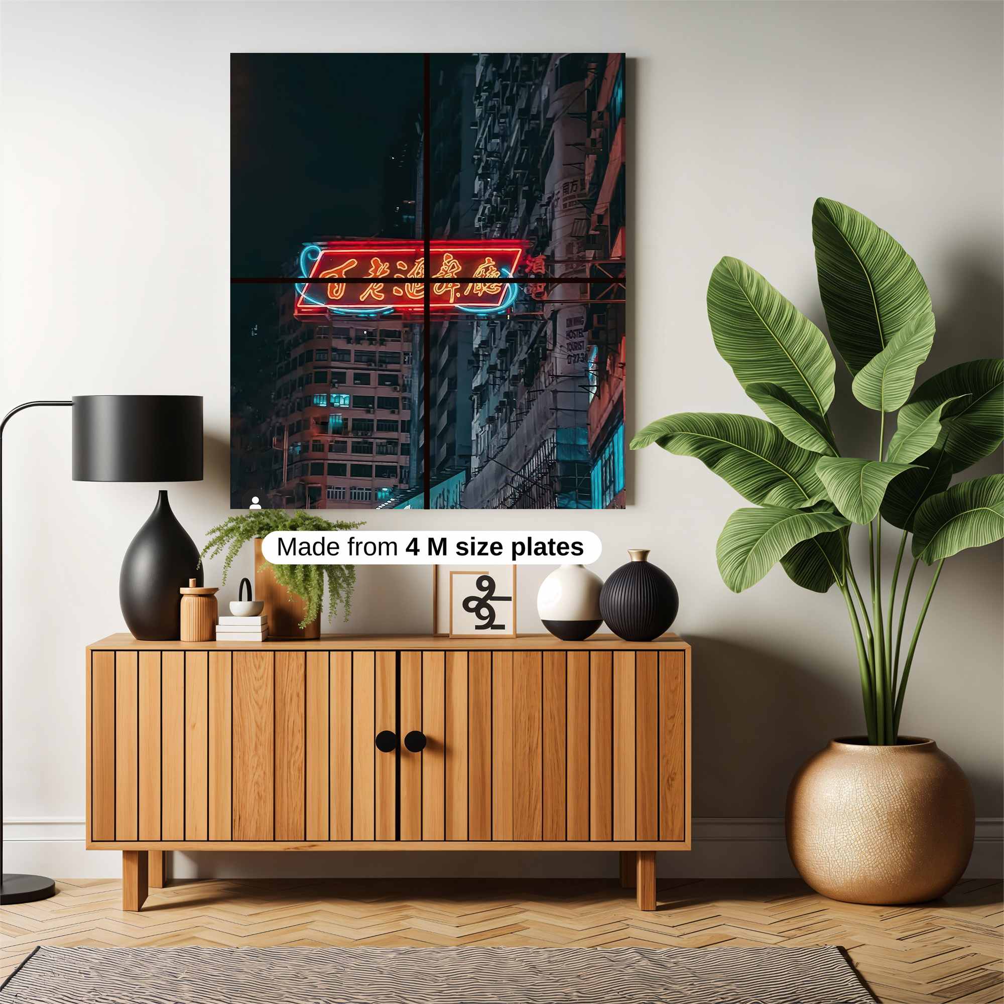 Neon Serenity Safe Wall Magnetic / M