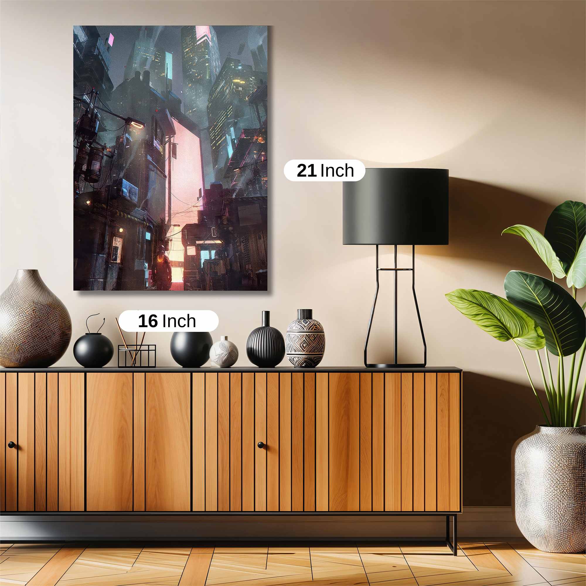 Futuristic Glow Safe Wall Magnetic / M