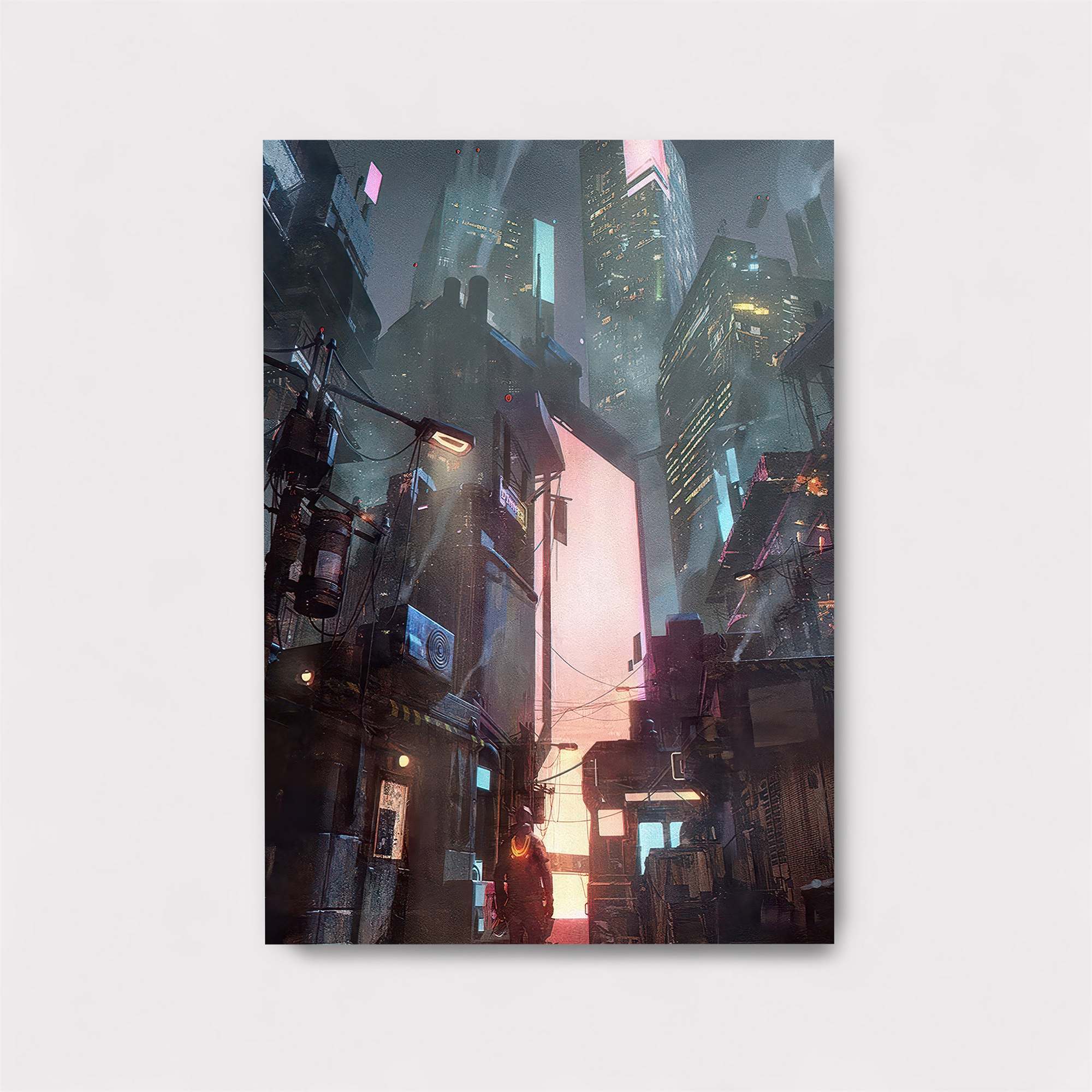 Futuristic Glow Safe Wall Magnetic / M