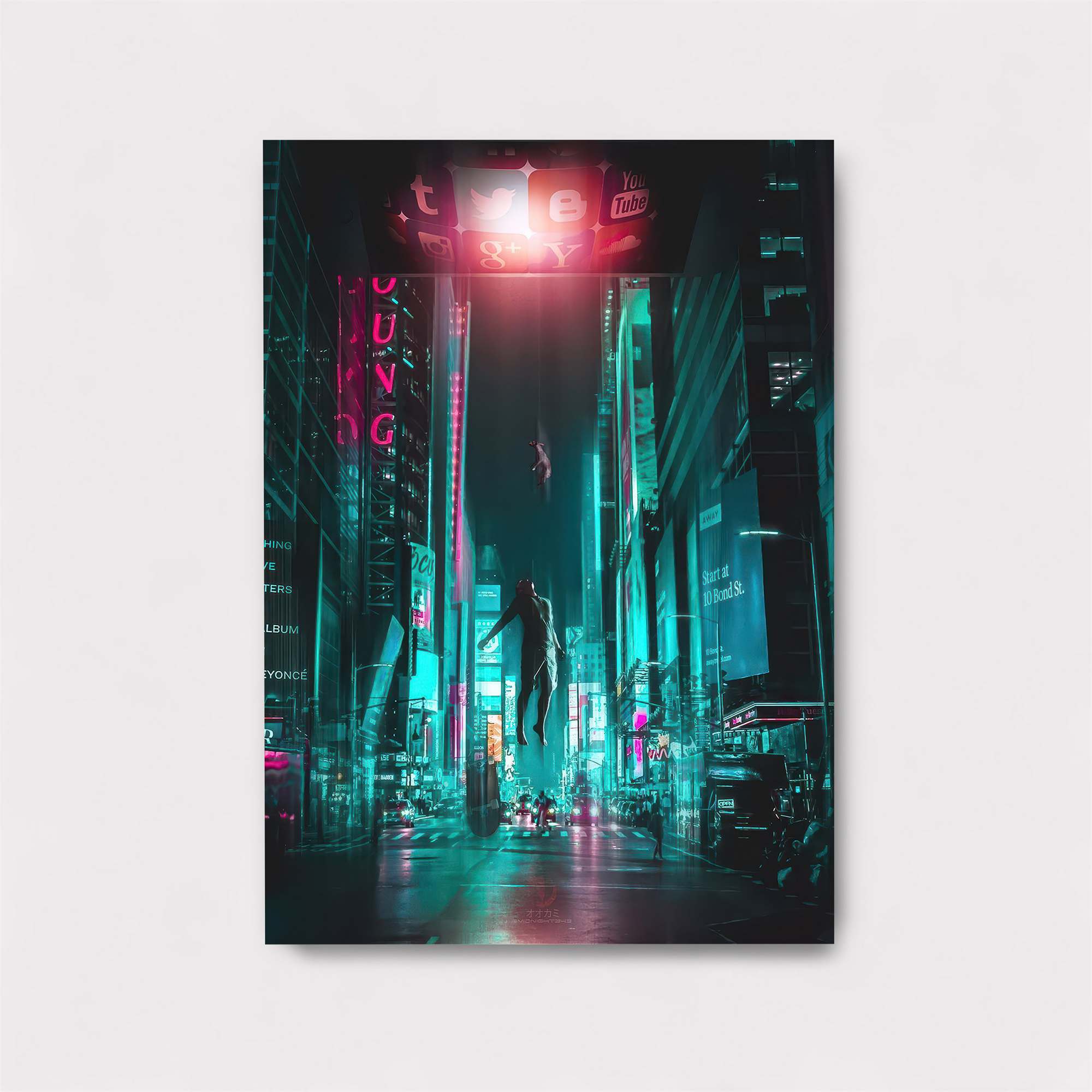 Neon Vibrance Safe Wall Magnetic / M