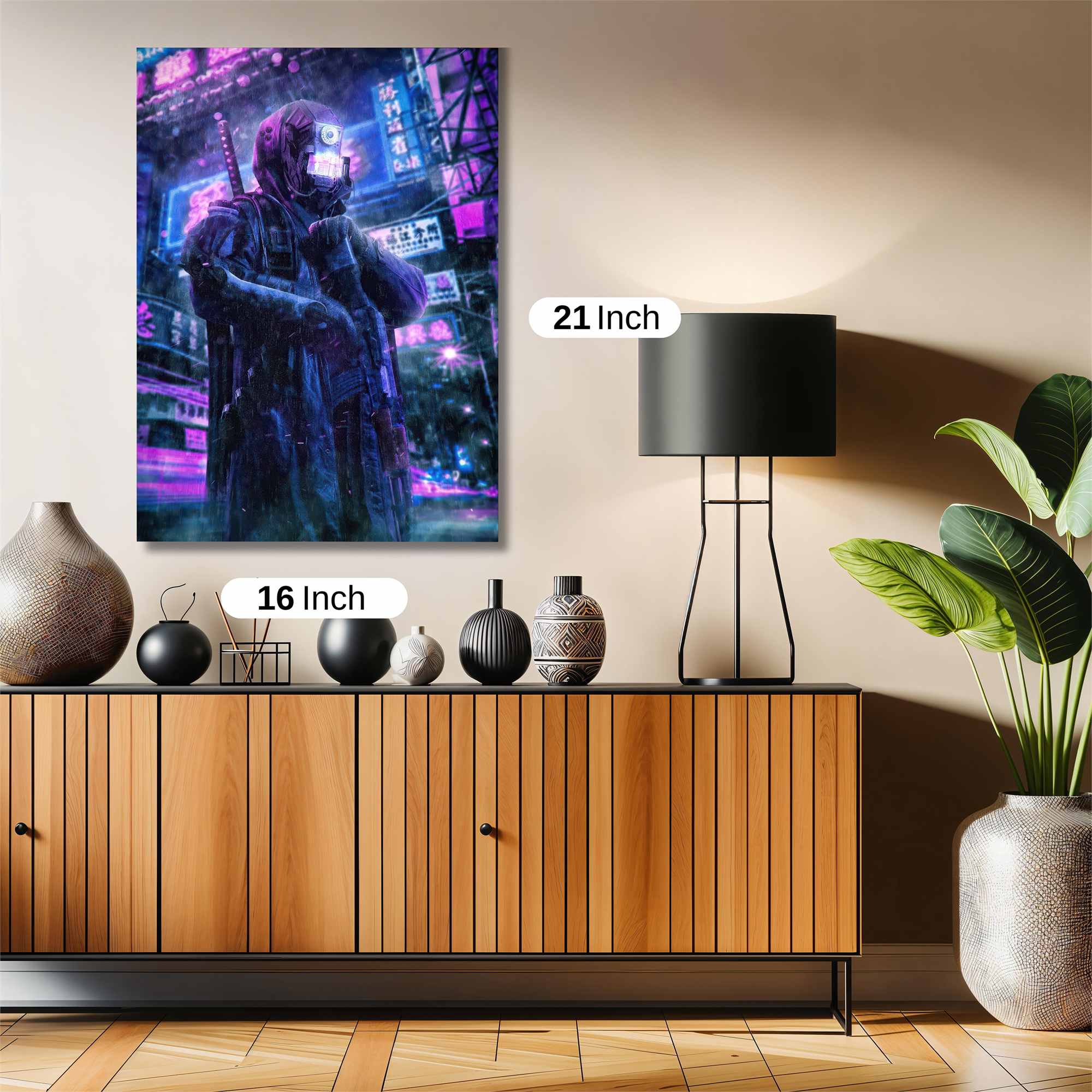 Cyberpunk Sentinel Safe Wall Magnetic / M