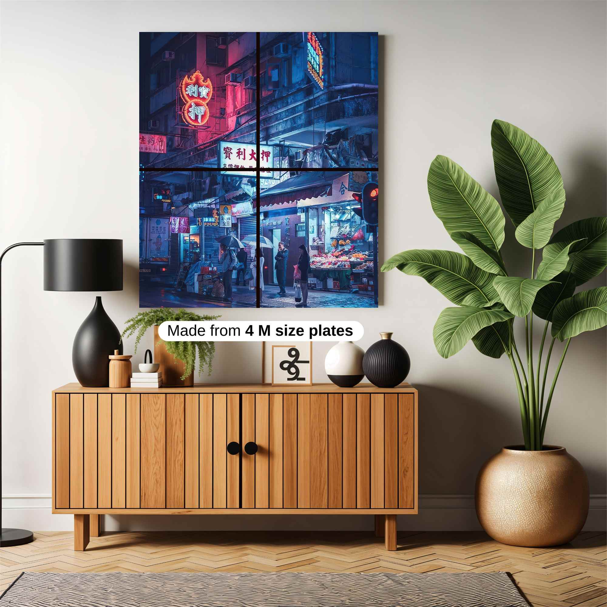 Neon Serenity Safe Wall Magnetic / M