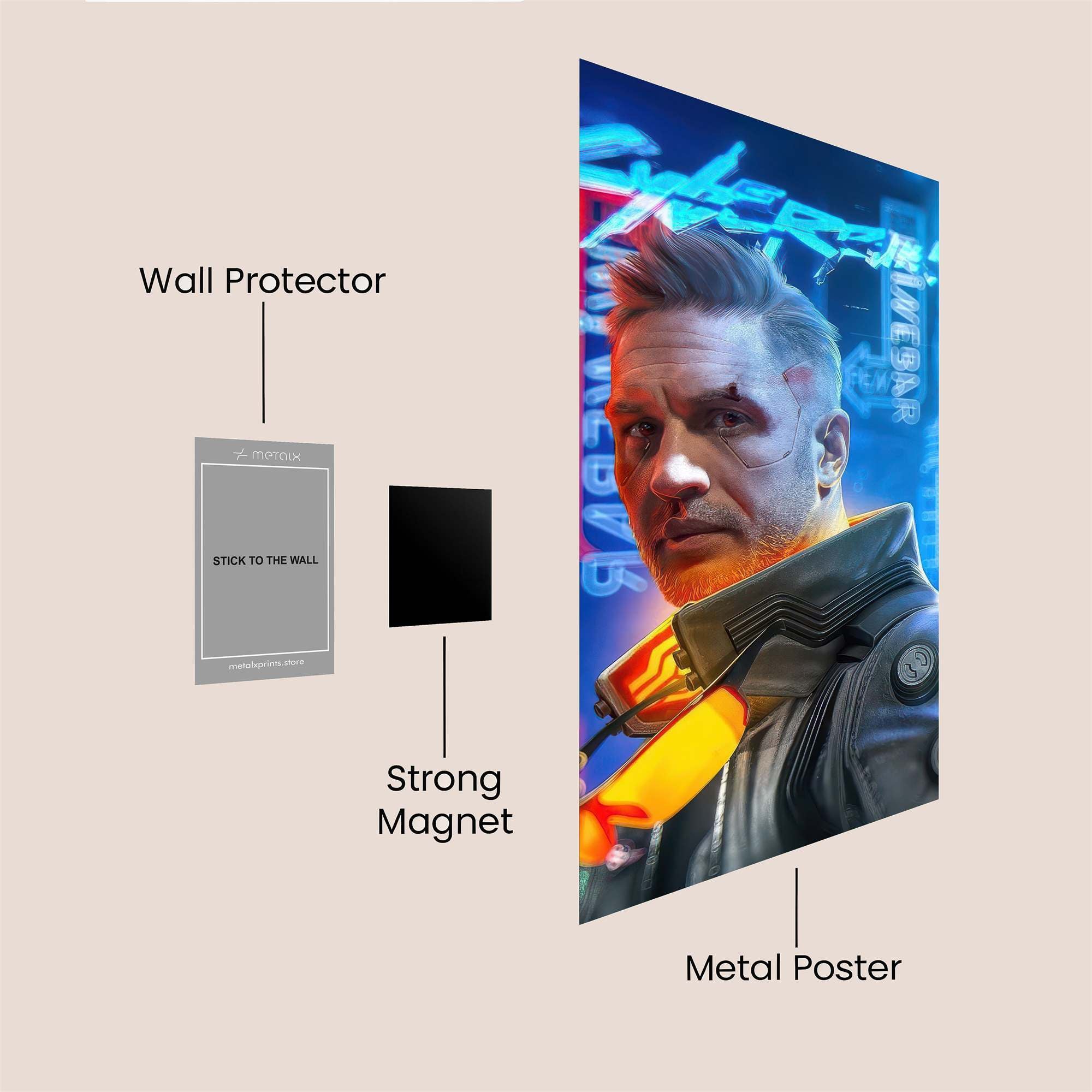 JohnnyRebel Safe Wall Magnetic / M