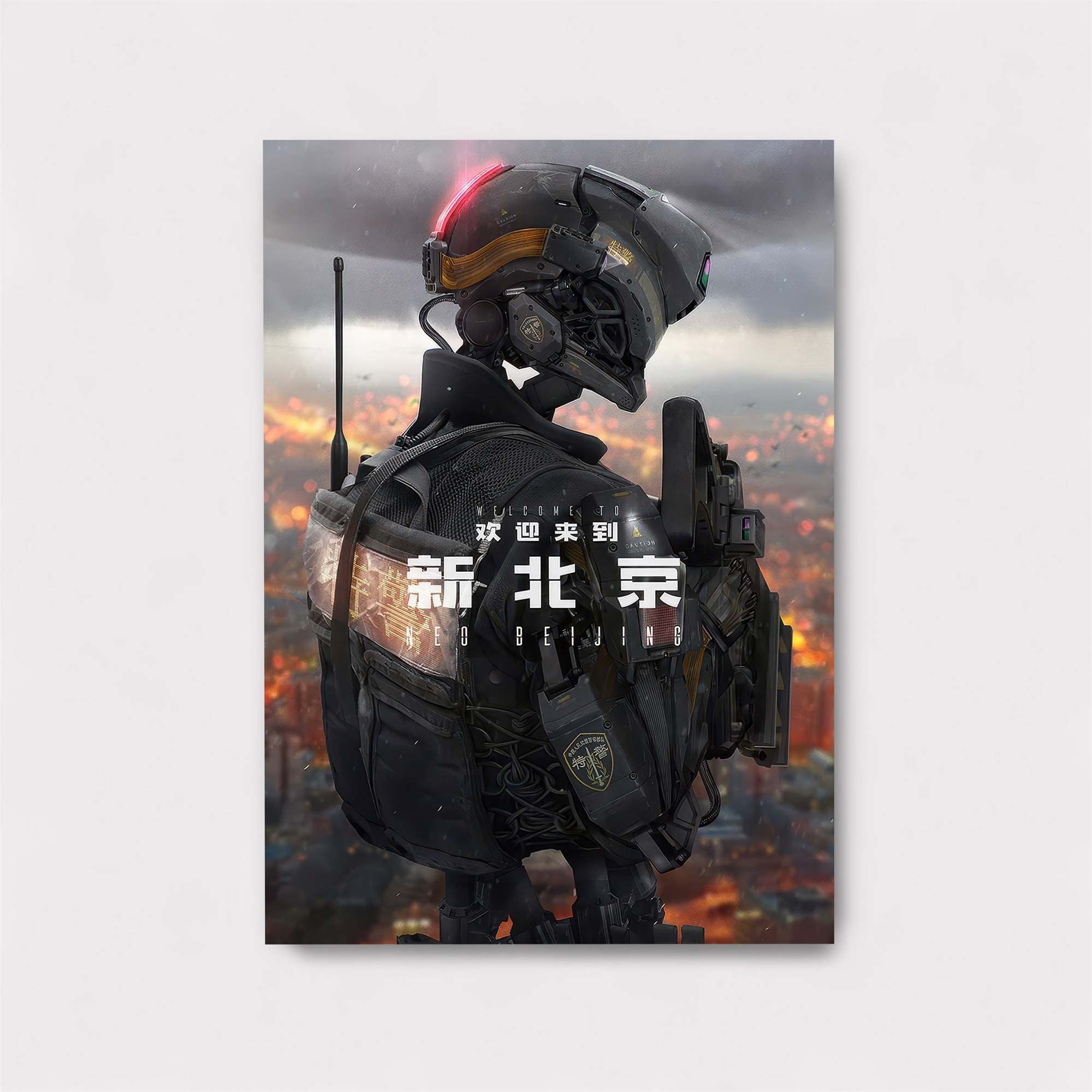 Dystopian Calm Safe Wall Magnetic / M