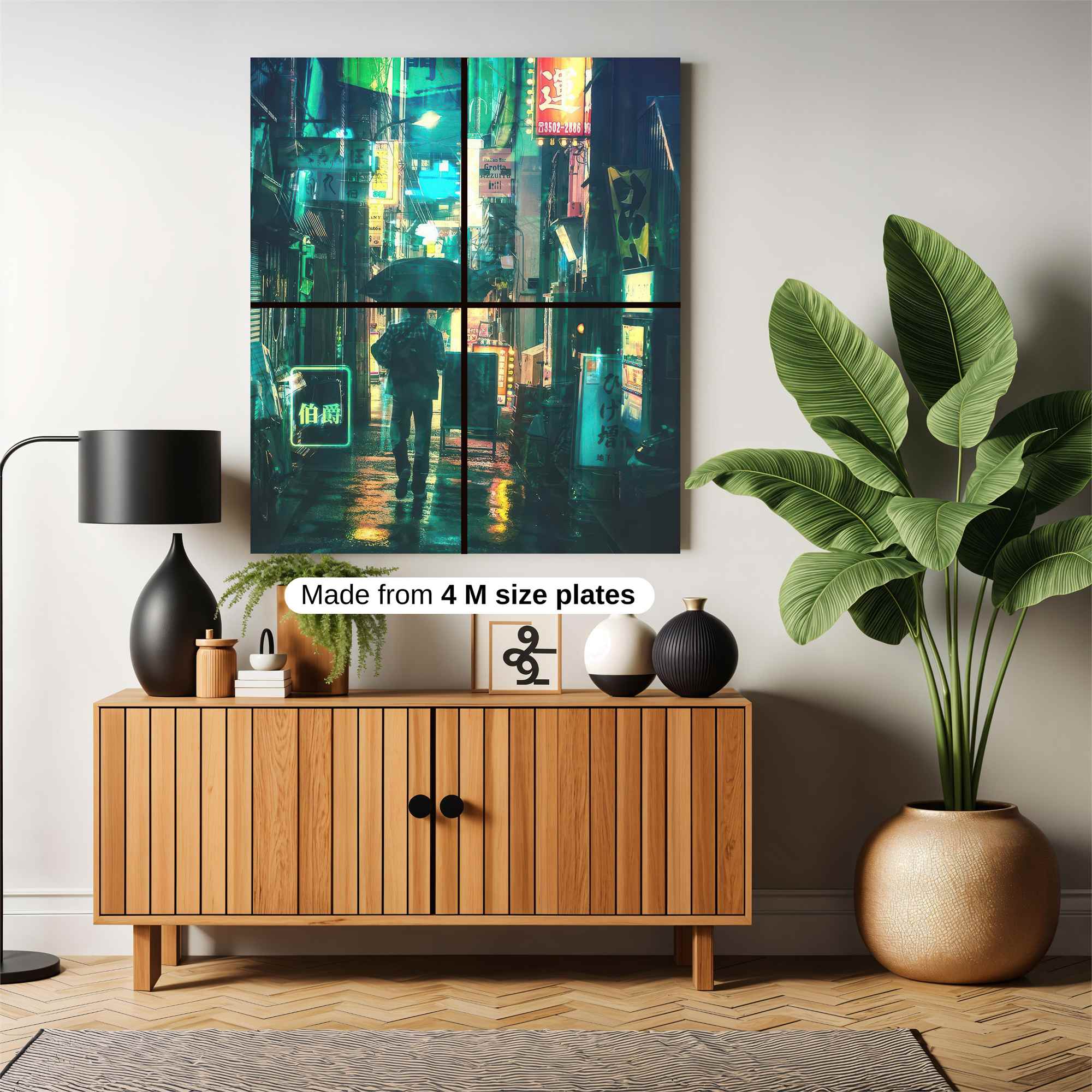 Neon Solitude Safe Wall Magnetic / M