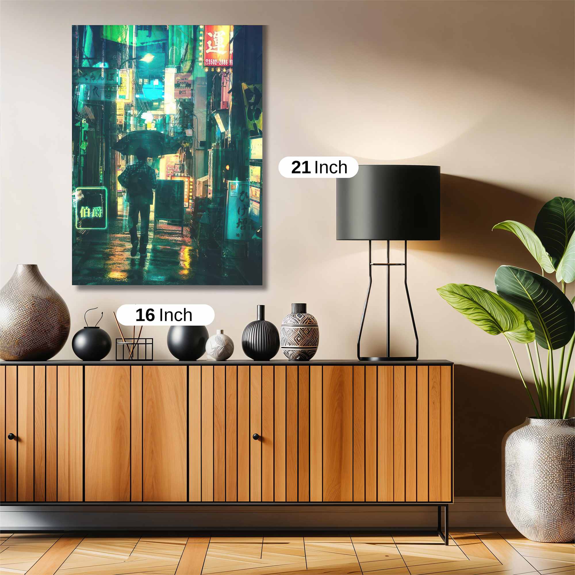 Neon Solitude Safe Wall Magnetic / M