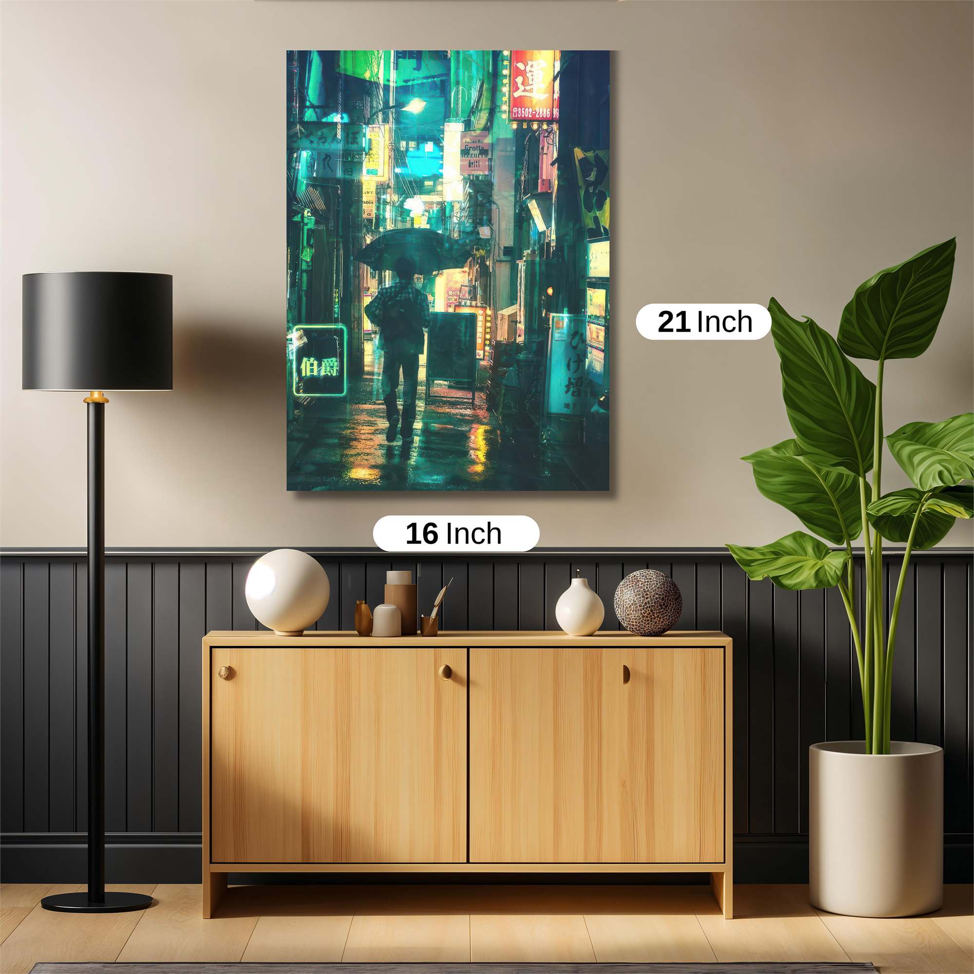 Neon Solitude Safe Wall Magnetic / M