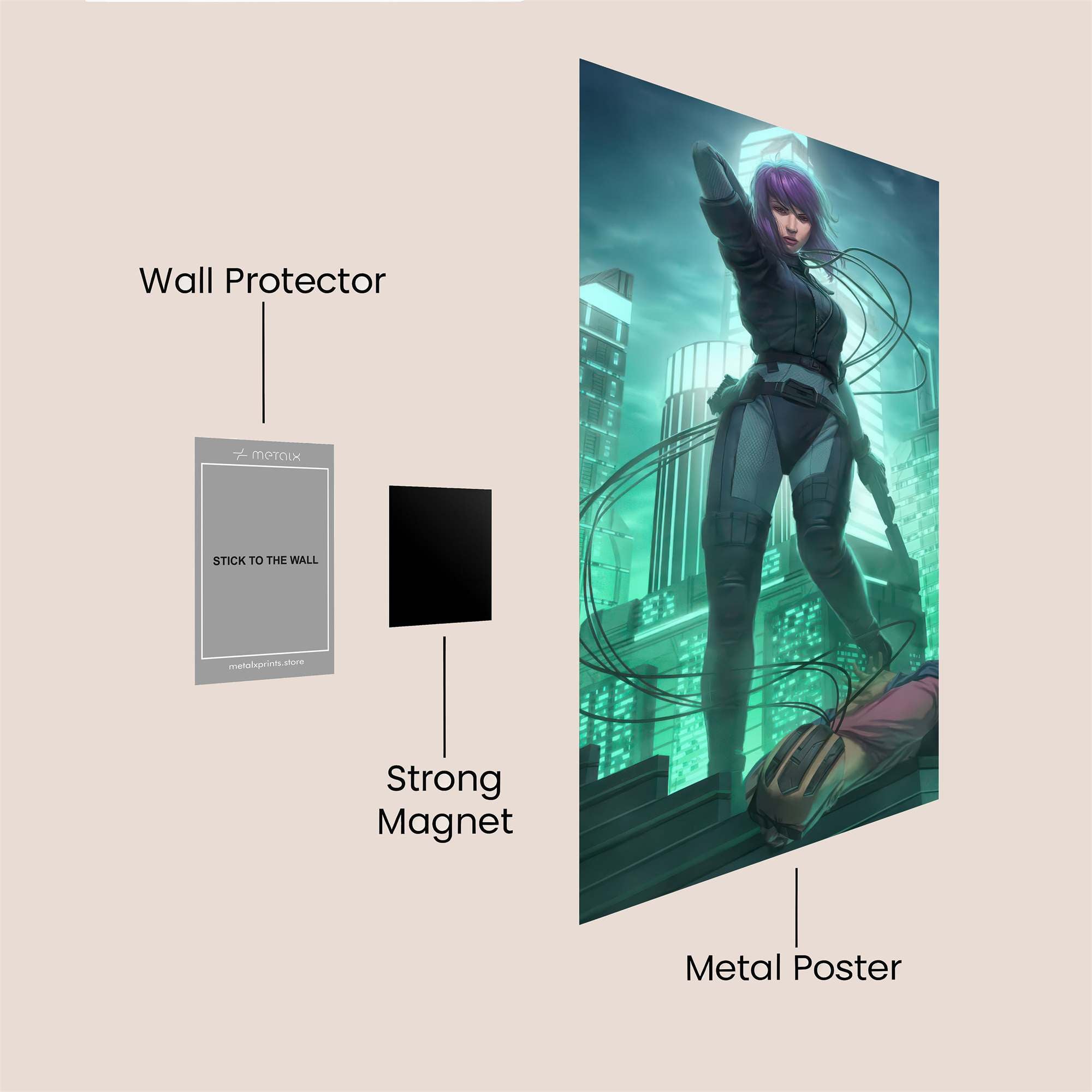 Violet Vengeance Safe Wall Magnetic / M