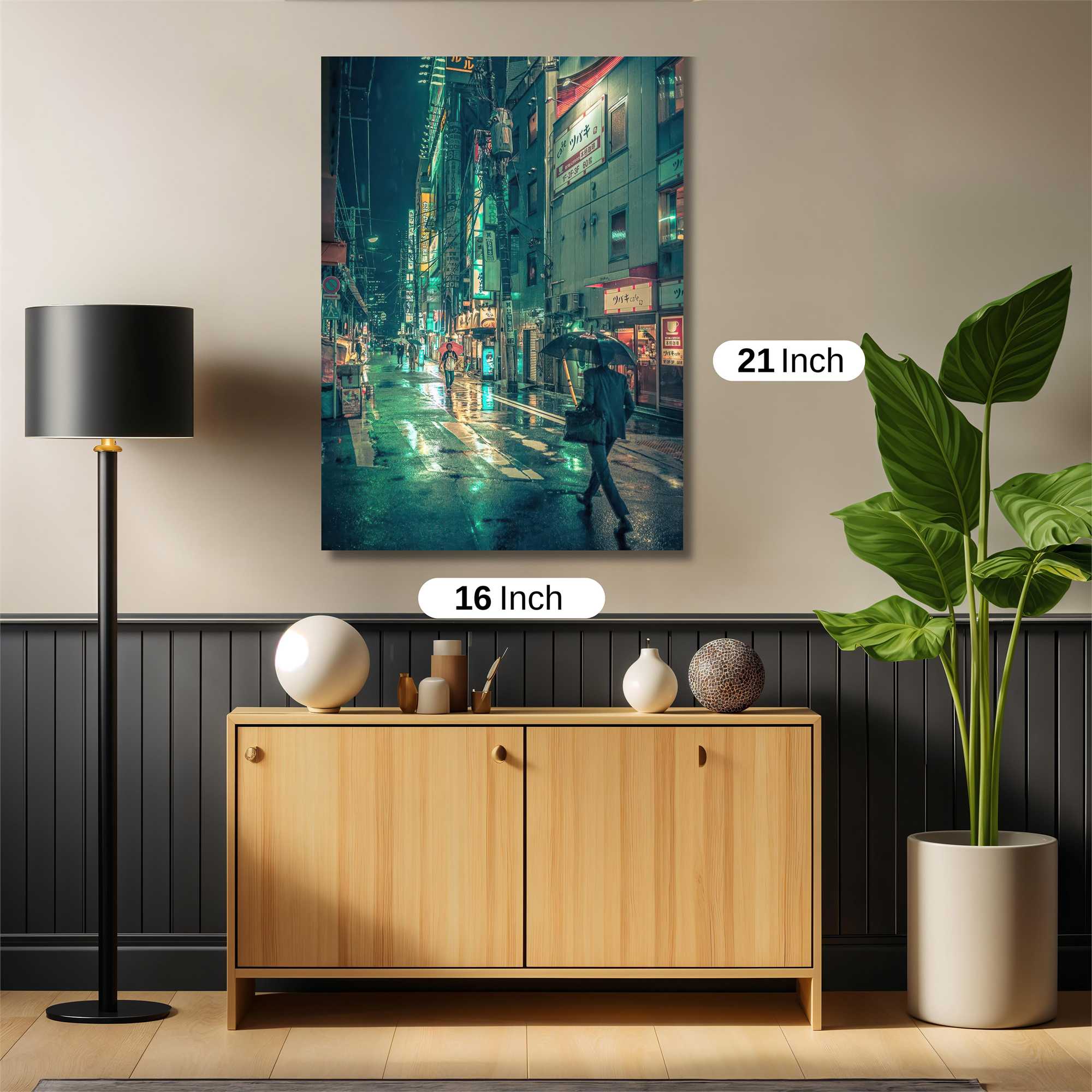 Neon Solitude Safe Wall Magnetic / M