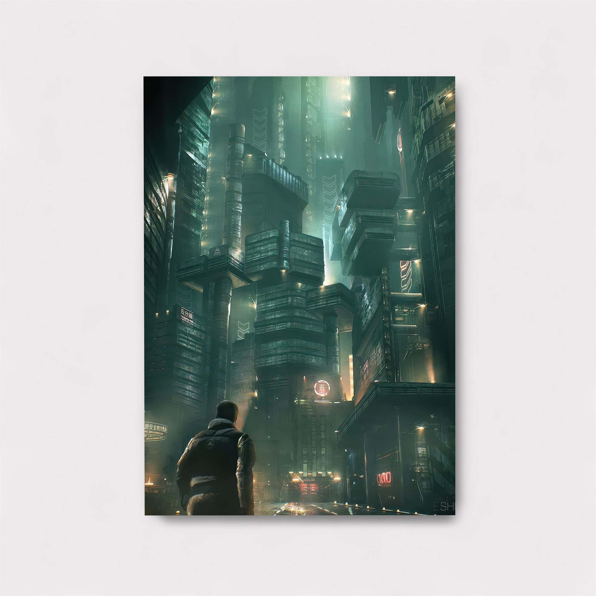 Cyberpunk Solitude Safe Wall Magnetic / M