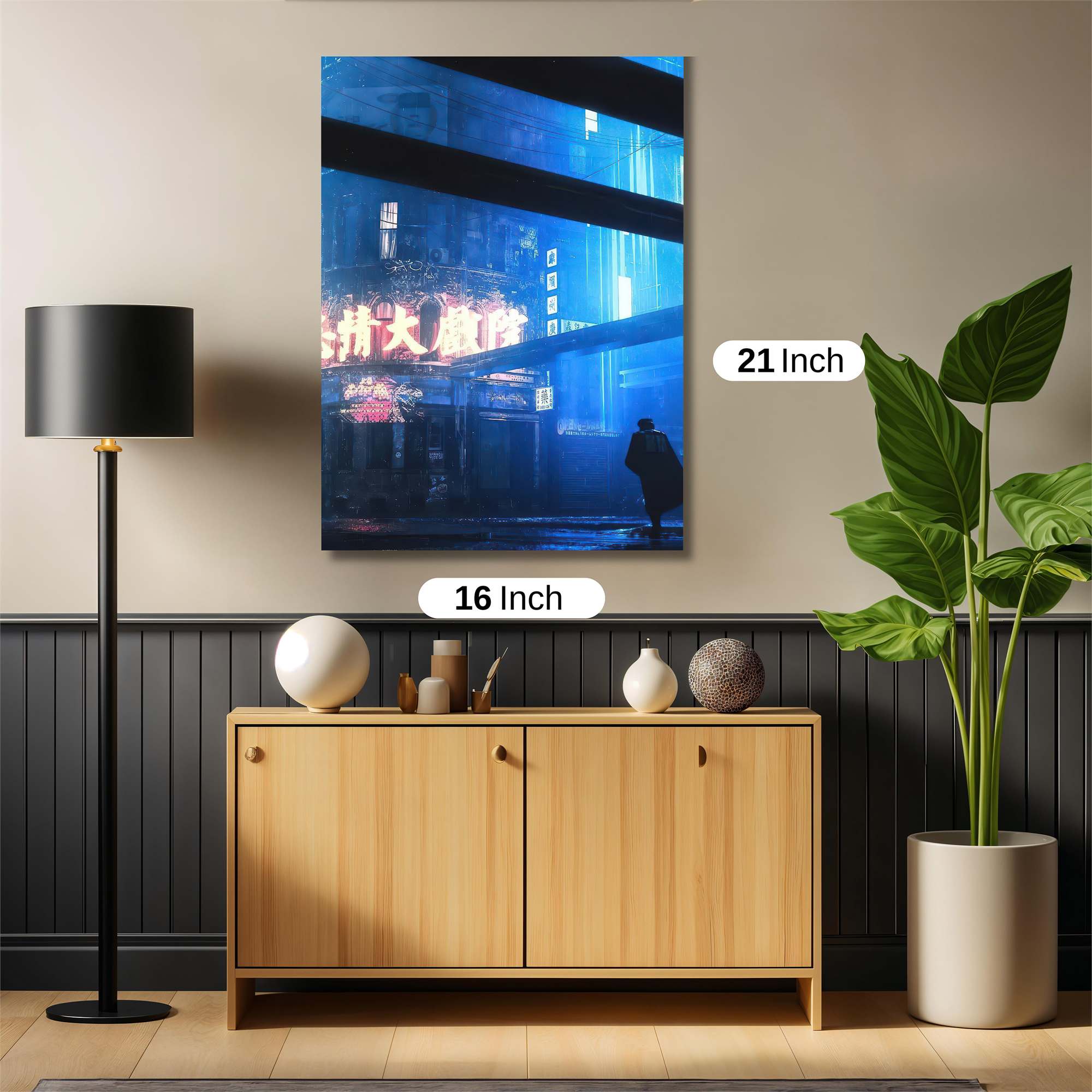 Cyberpunk Melancholy Safe Wall Magnetic / M