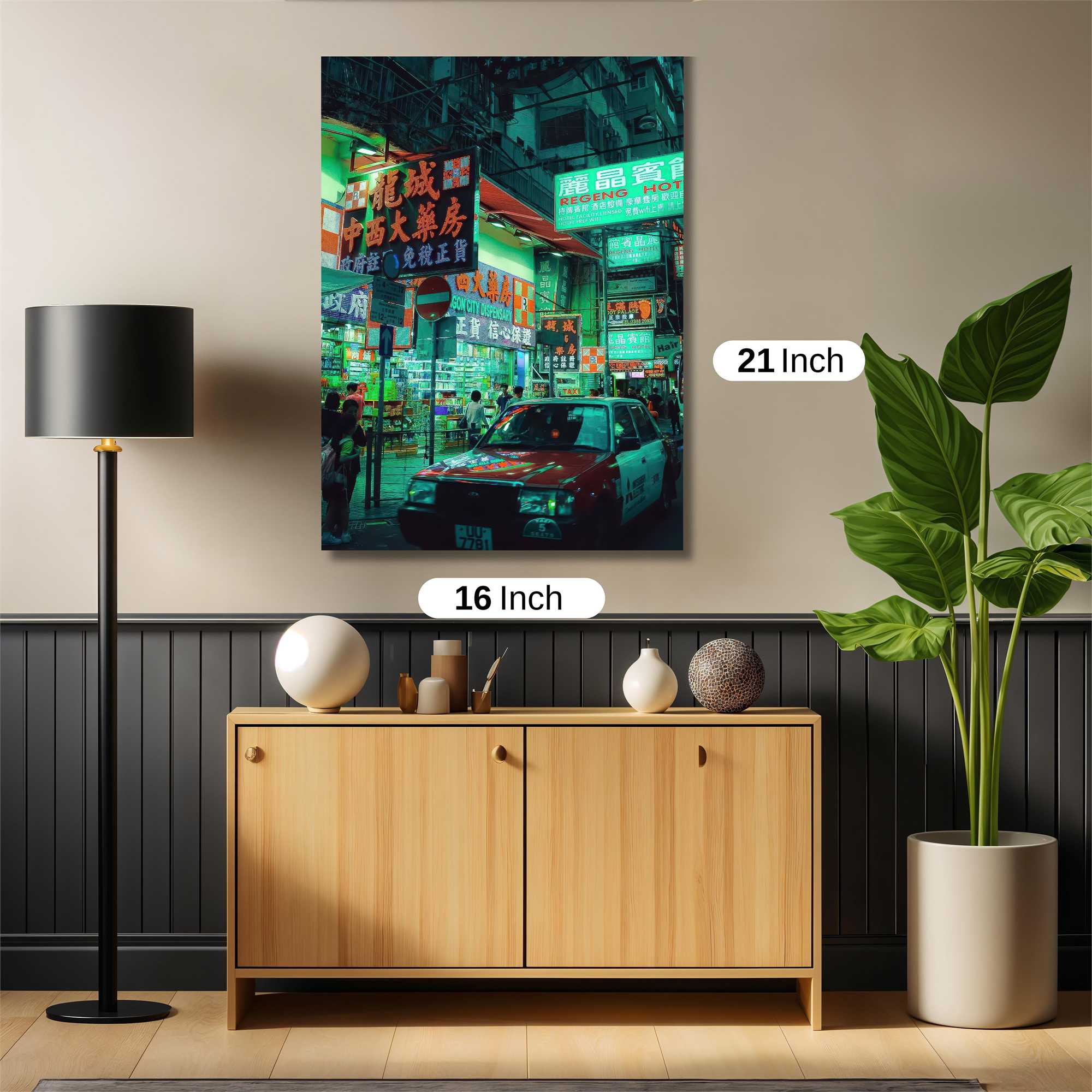 Neon Serenity Safe Wall Magnetic / M