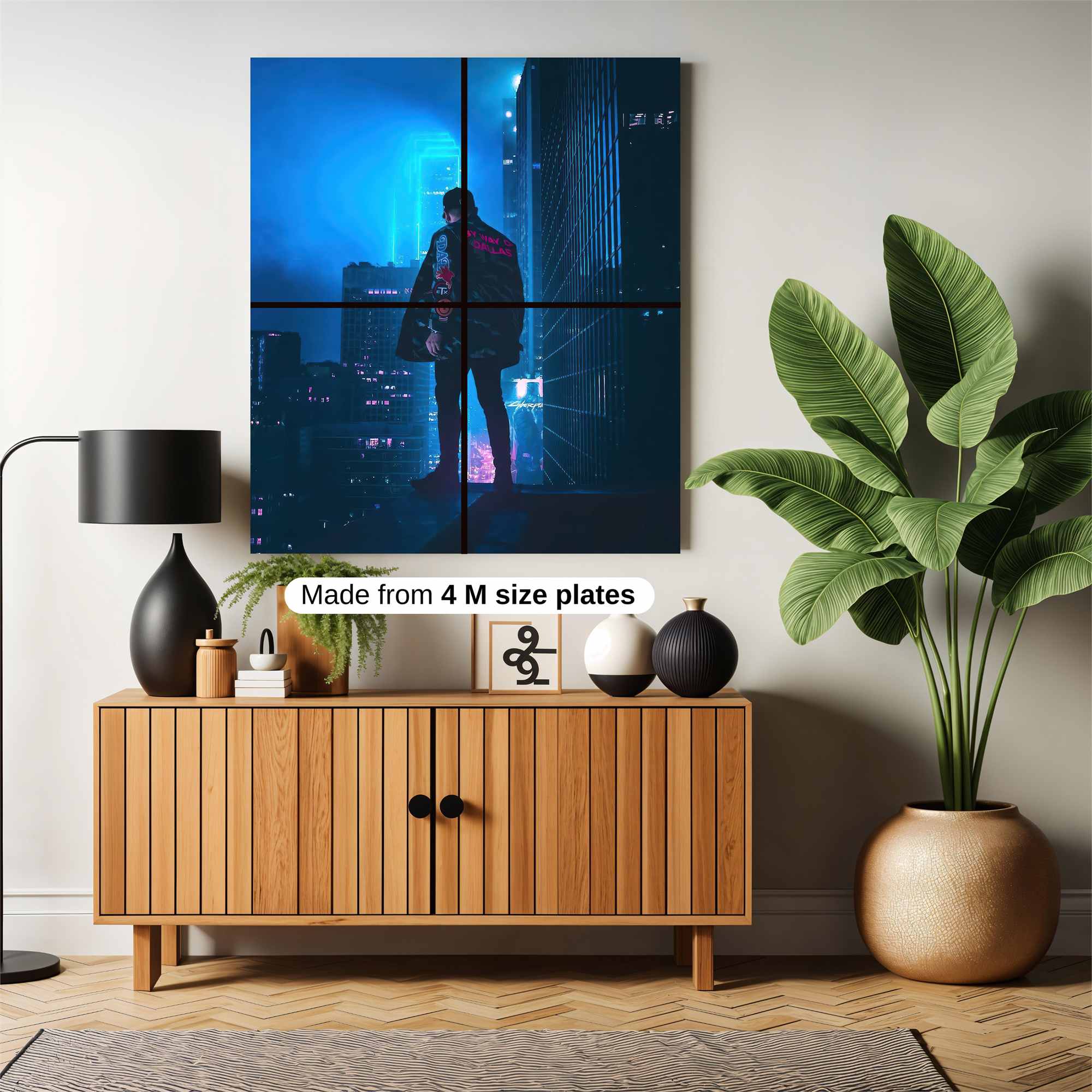 Neon Solitude Safe Wall Magnetic / M