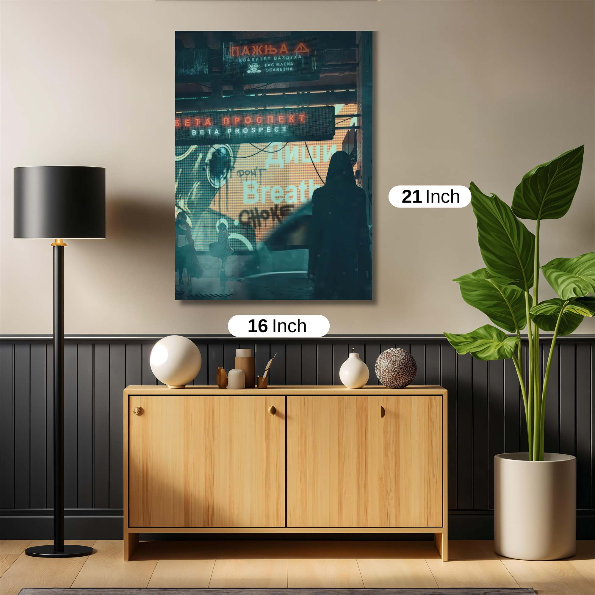 Neon Despair Safe Wall Magnetic / M