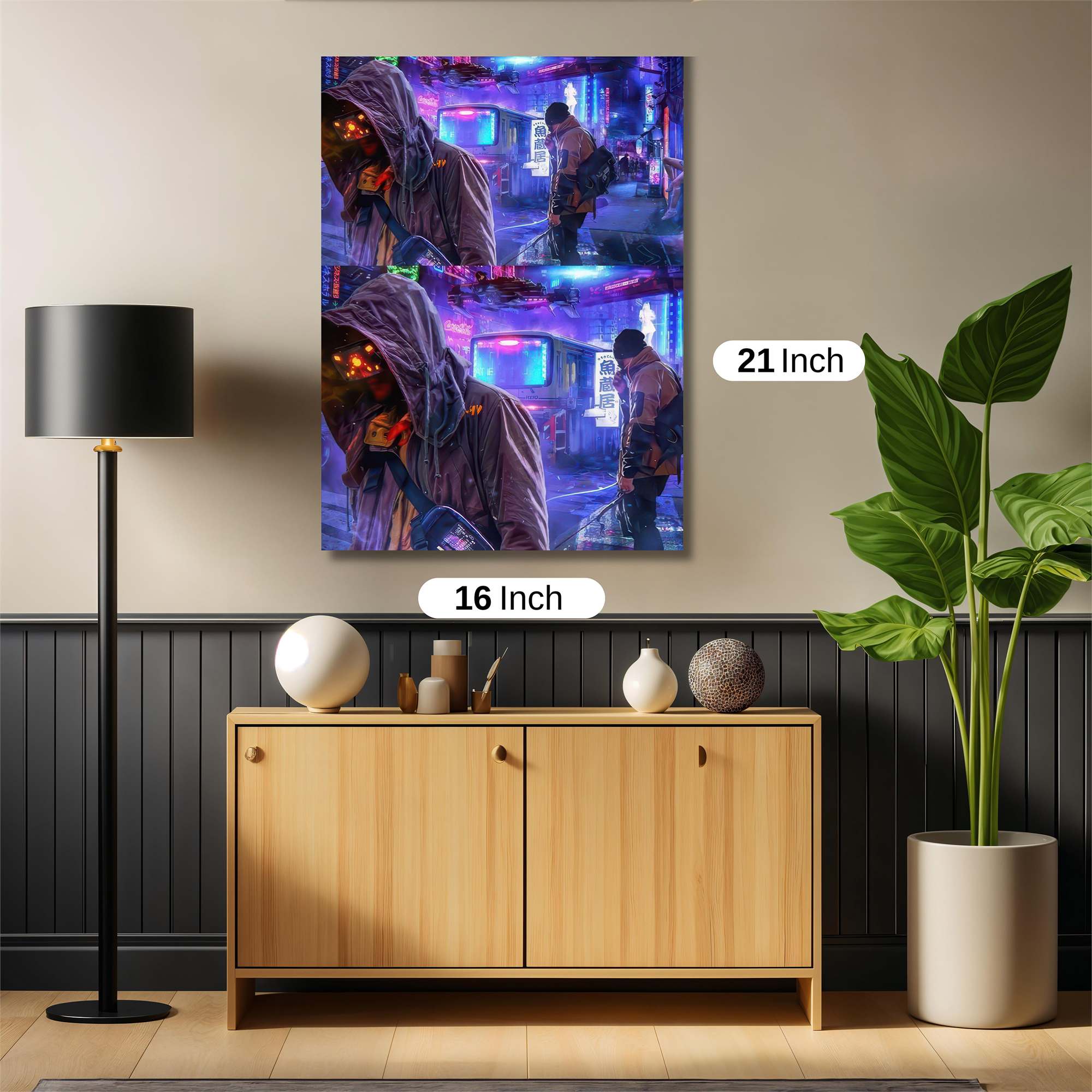 Neon Wanderer Safe Wall Magnetic / M