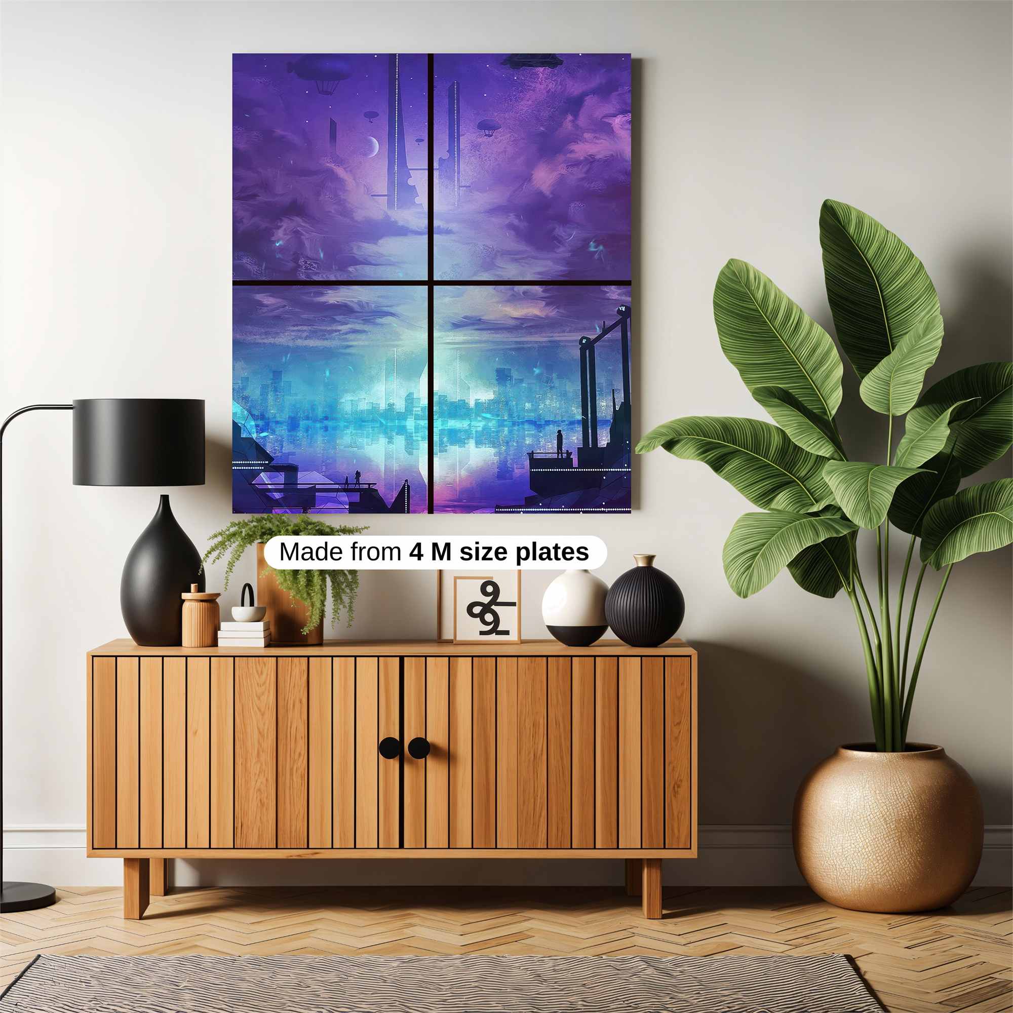 Neon Serenity Safe Wall Magnetic / M