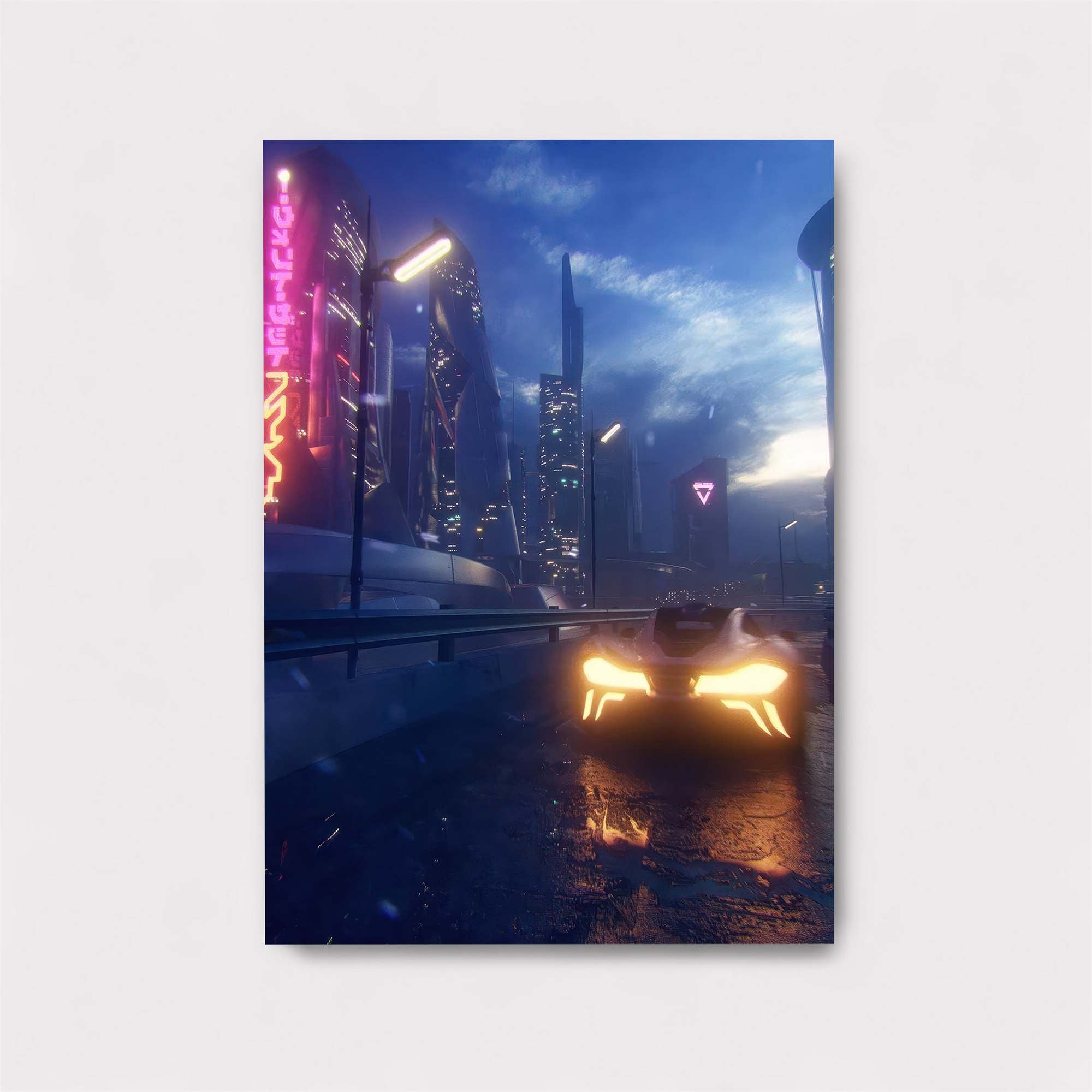 Cyberpunk Twilight Safe Wall Magnetic / M