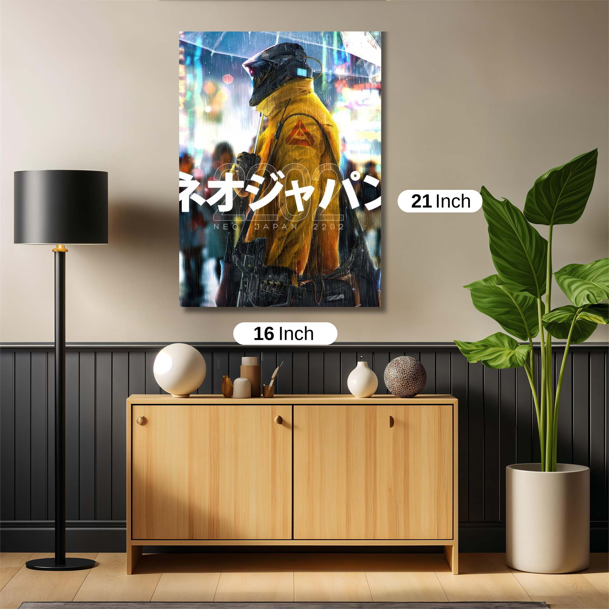 Neon Solitude Safe Wall Magnetic / M