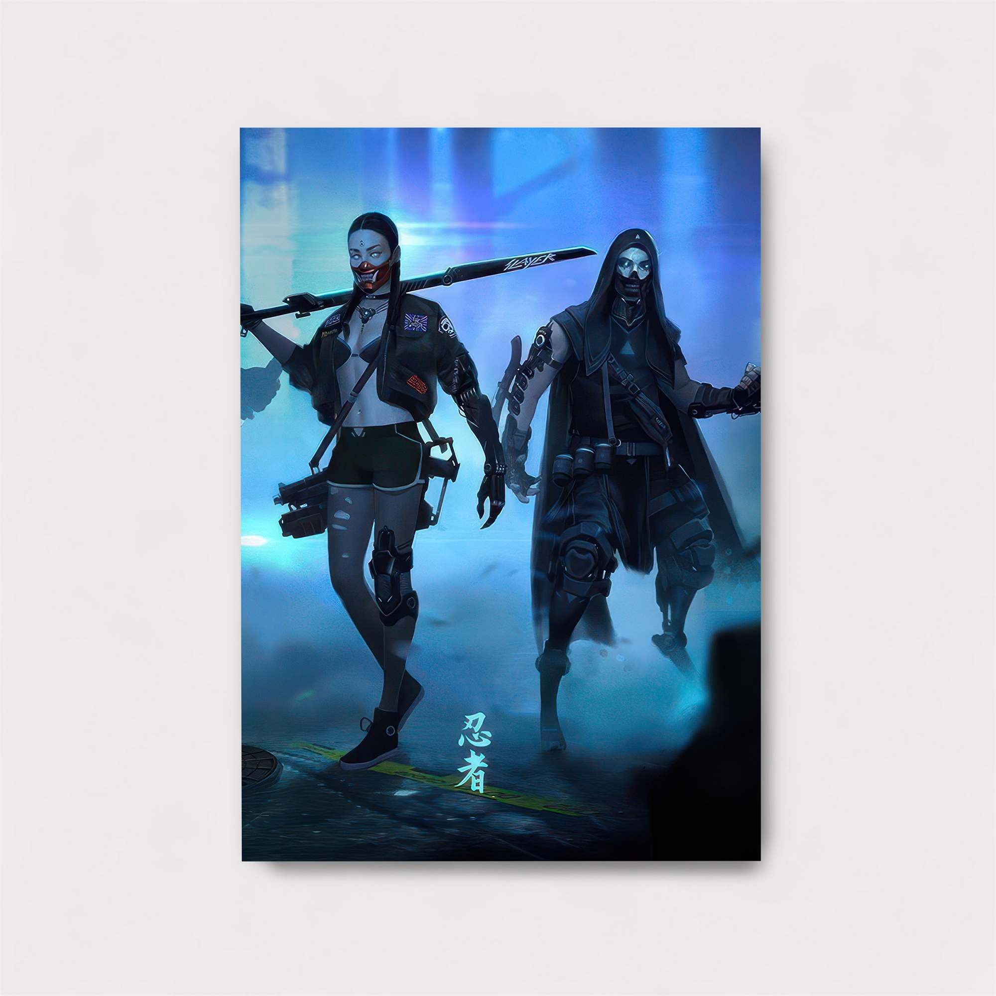 Cyberpunk Rebellion Safe Wall Magnetic / M