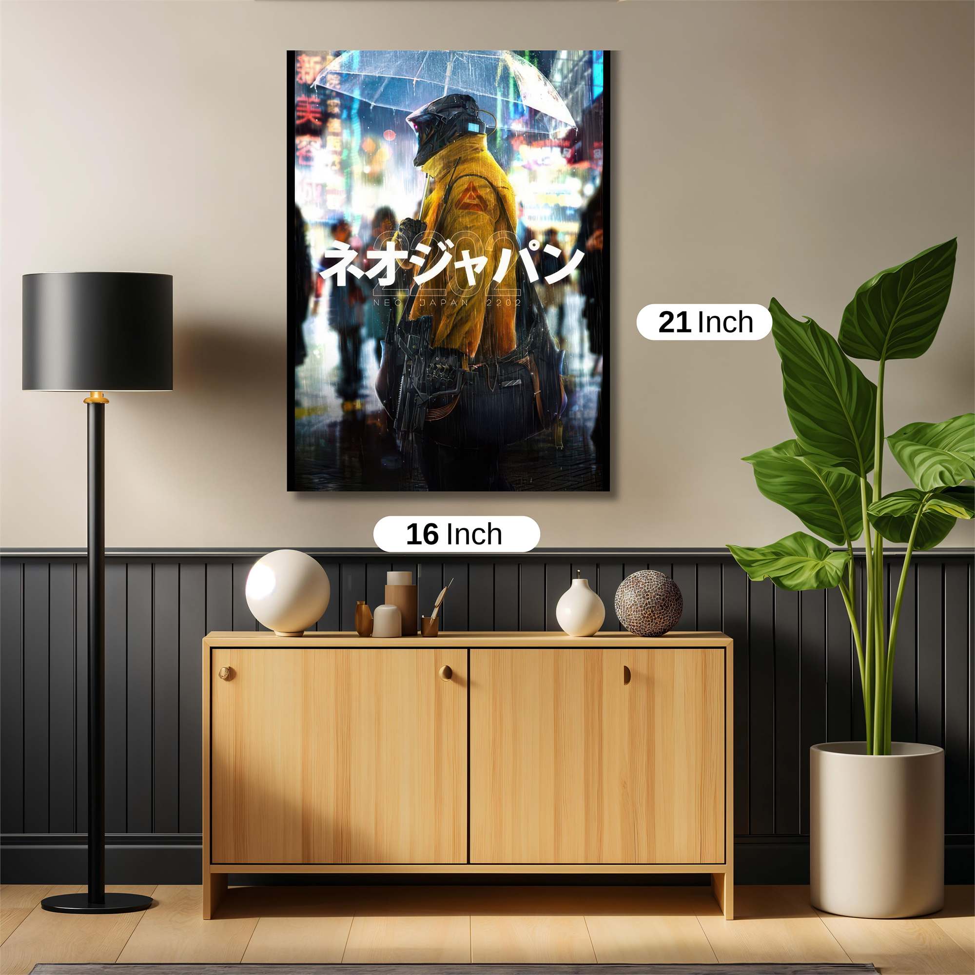 Neon Solitude Safe Wall Magnetic / M