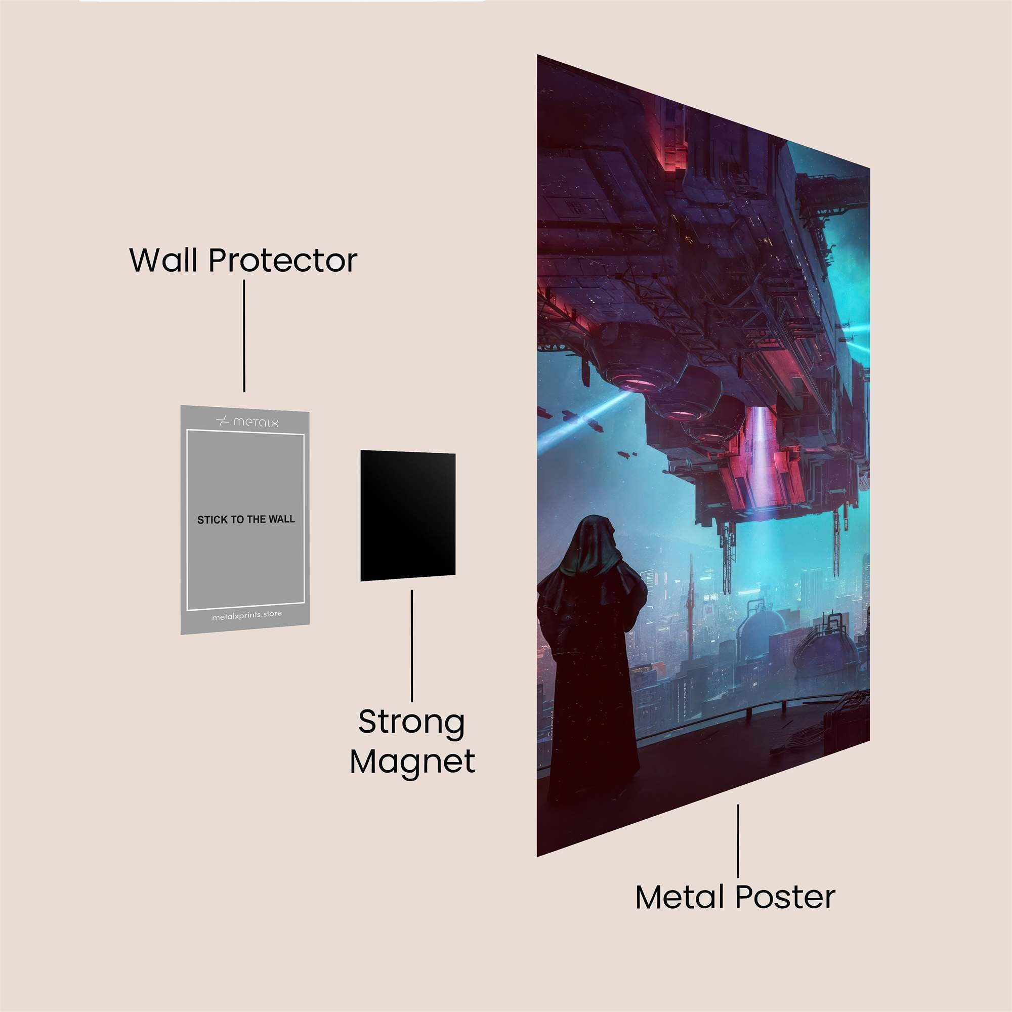 Dreadnought Despair Safe Wall Magnetic / M