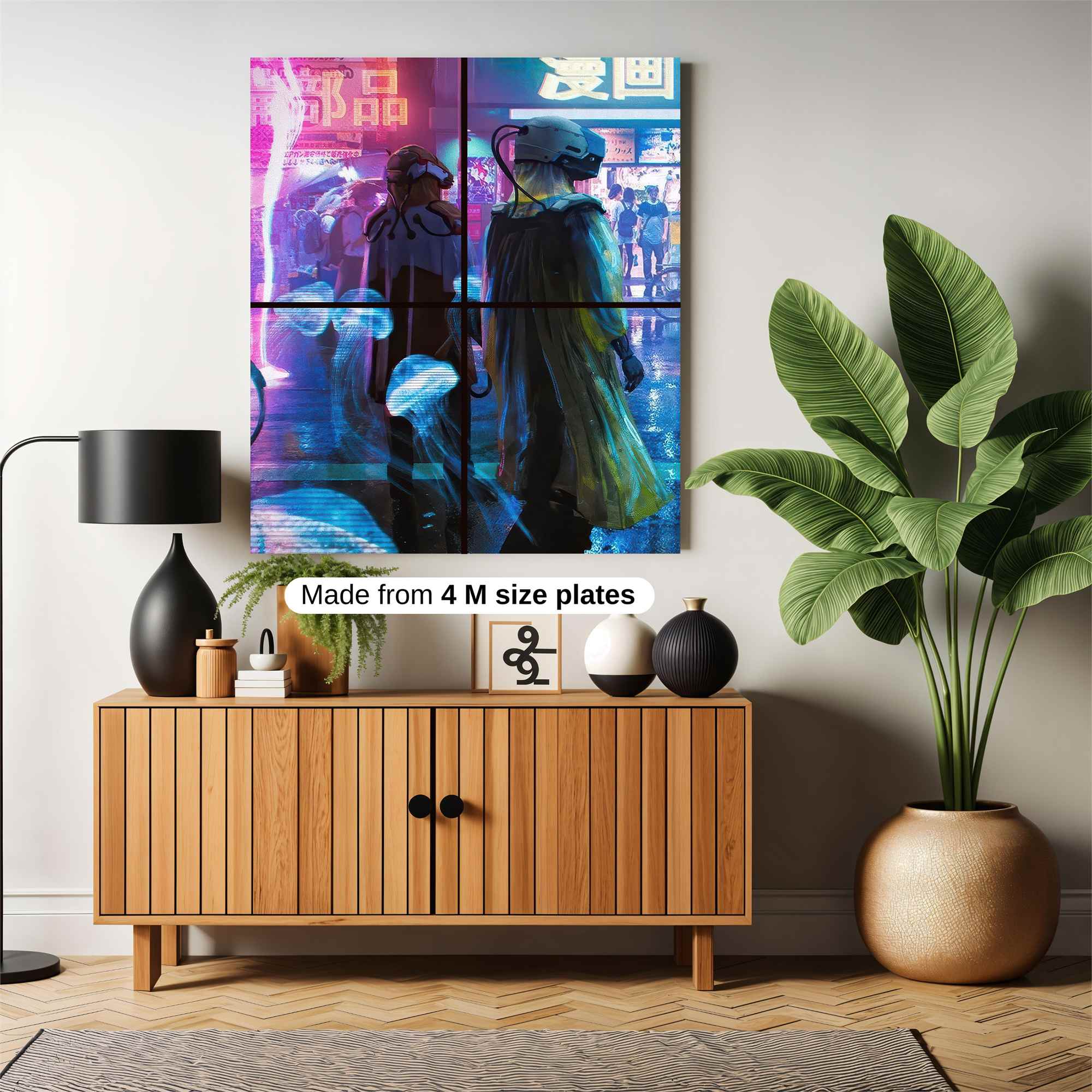 Cyber Rain Safe Wall Magnetic / M