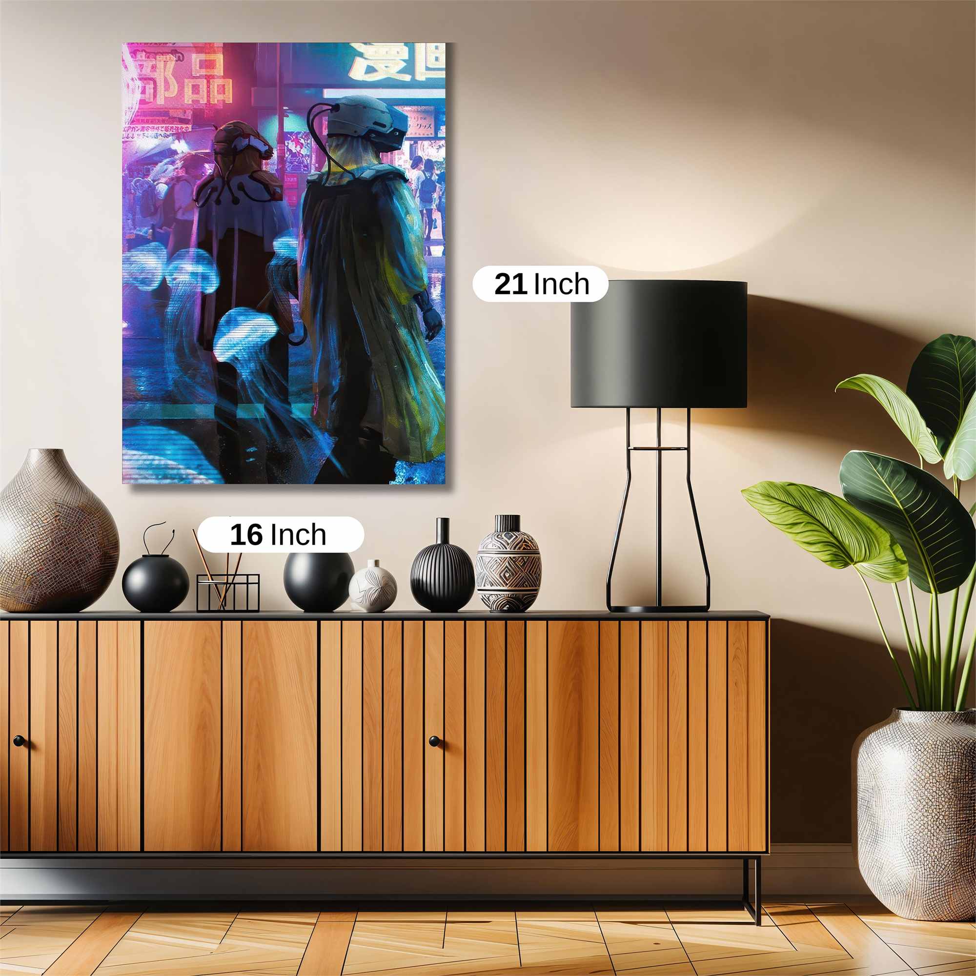 Cyber Rain Safe Wall Magnetic / M