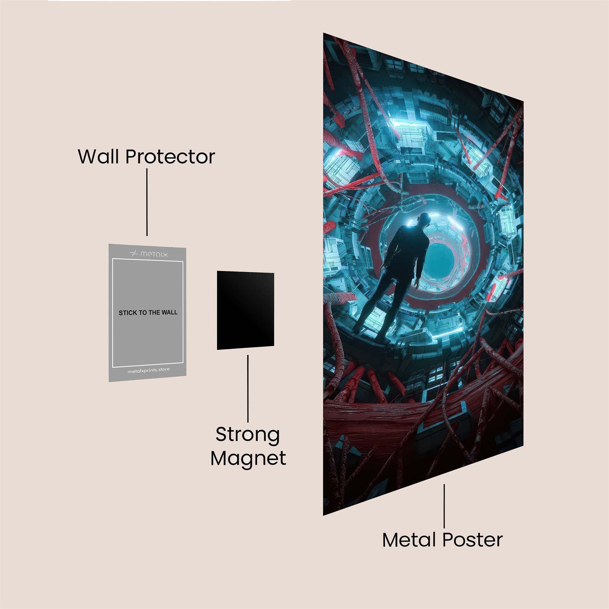 Portal Odyssey Safe Wall Magnetic / M
