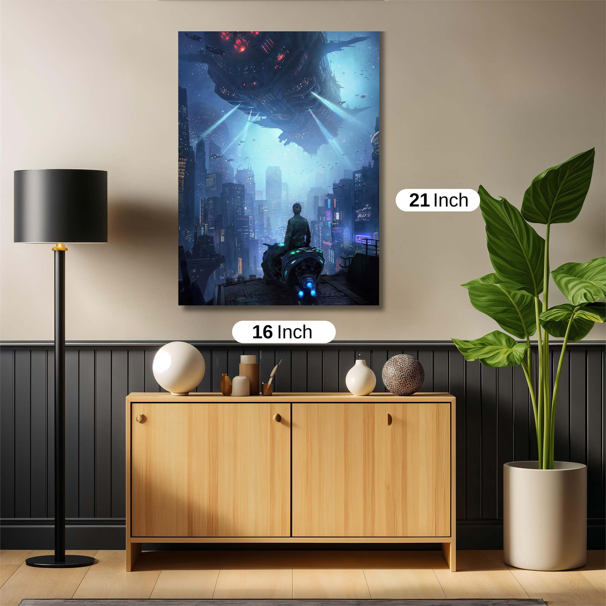 Alien Invasion Safe Wall Magnetic / M