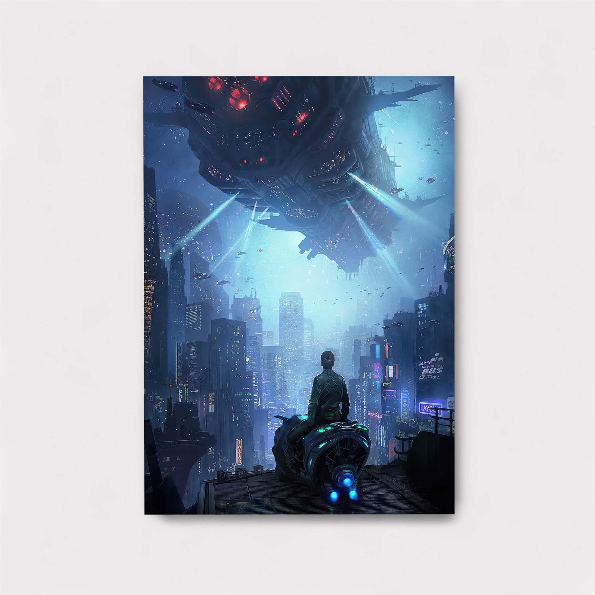 Alien Invasion Safe Wall Magnetic / M