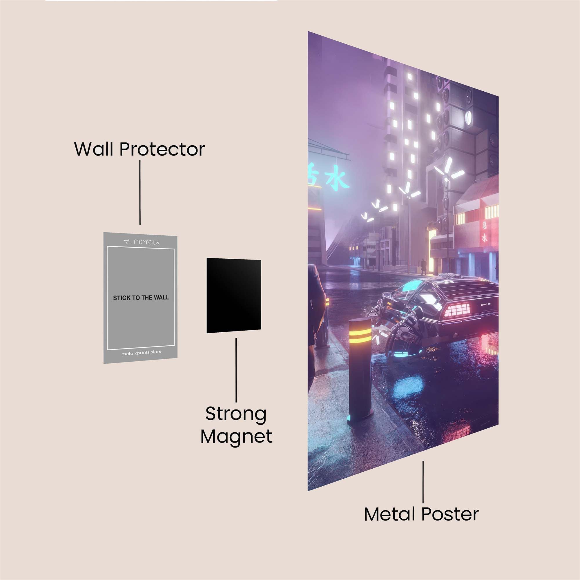 Neon Odyssey Safe Wall Magnetic / M
