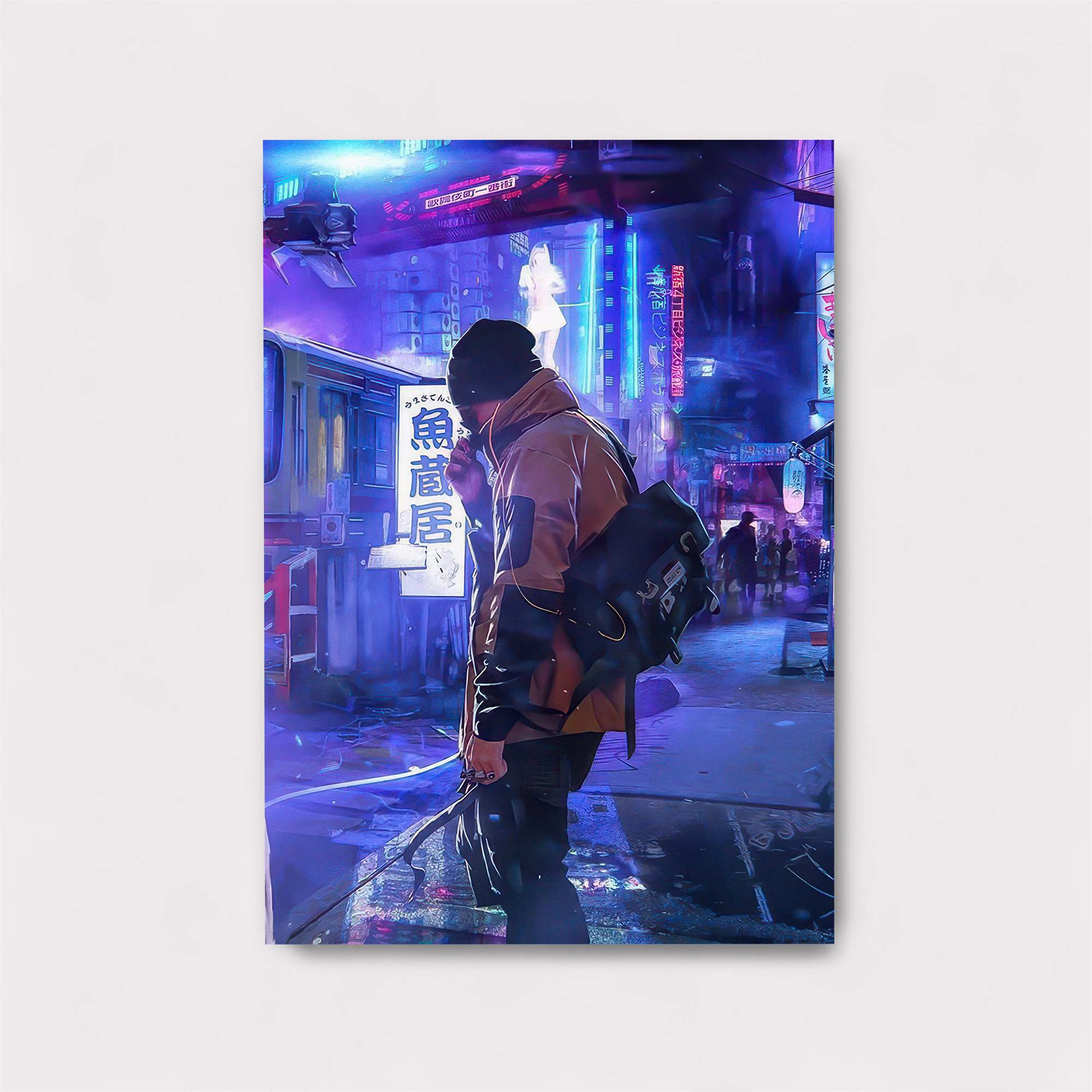 Cyberpunk Solitude Safe Wall Magnetic / M