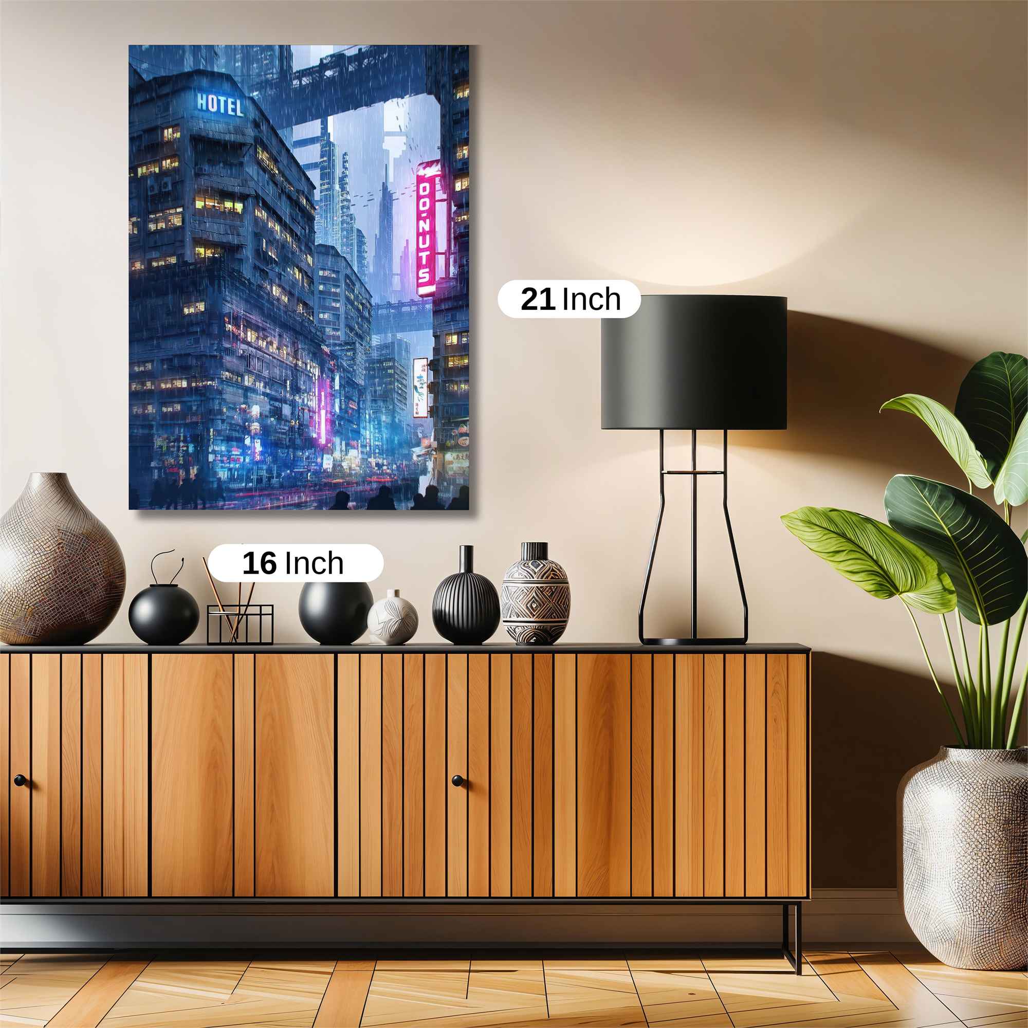 Neon Serenity Safe Wall Magnetic / M